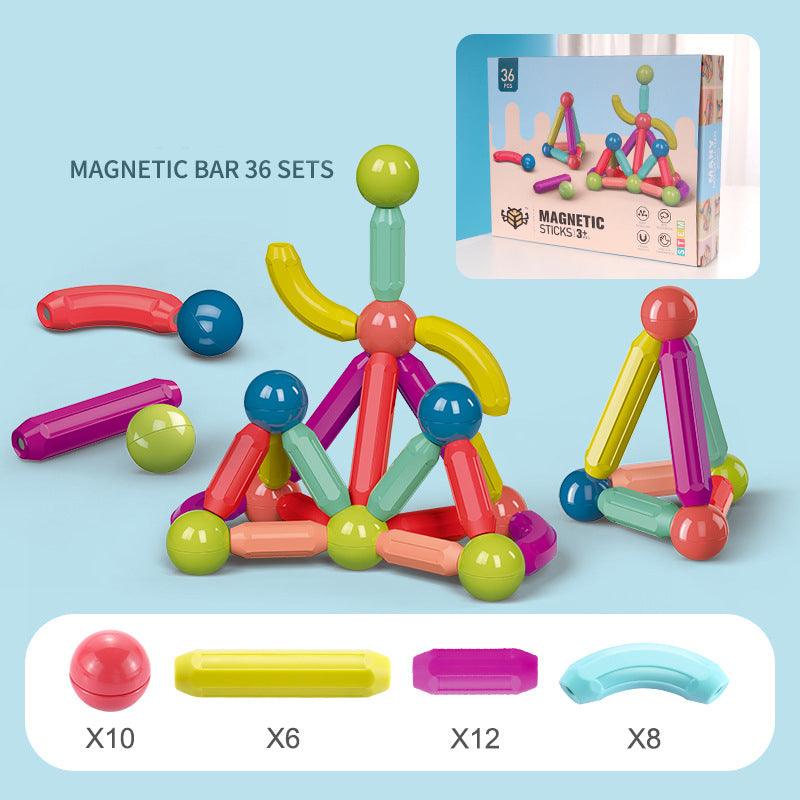 Baby Toys Magnetic Stick Building Blocks Game Magnets Children Set Kids Magnets For Children Magnetic Toy Bricks - Giftsmojo
