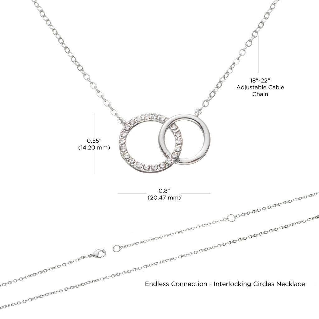 Endless Connection - Interlocking Circles Necklace Christmas Gift - Giftsmojo