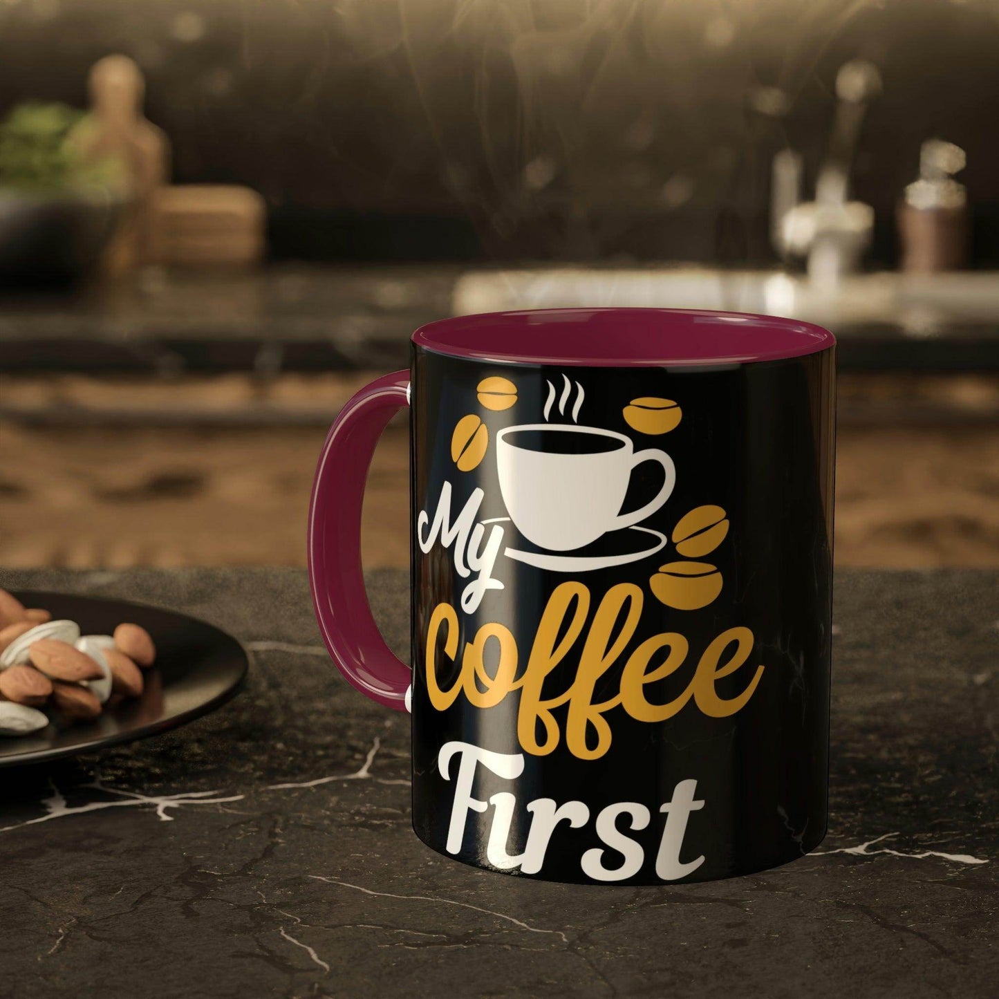 My coffee first Mugs, 11oz - Giftsmojo