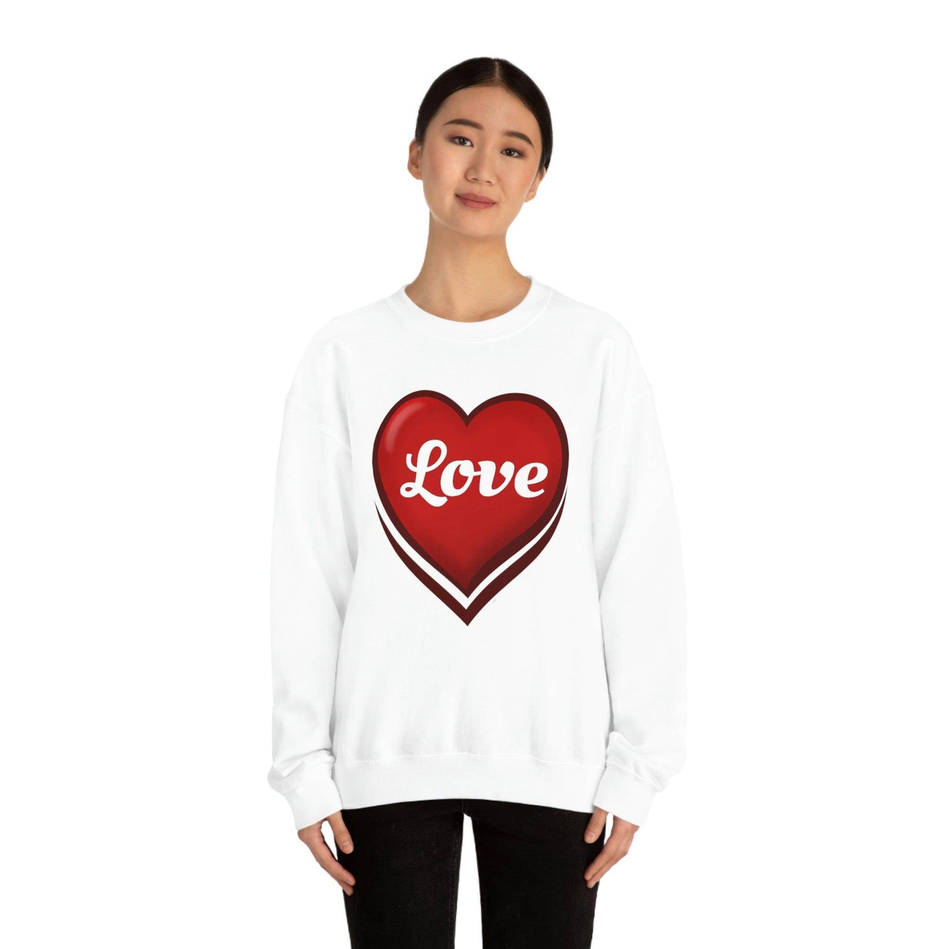 Love Sweatshirt, Valentine's Gift, - Giftsmojo