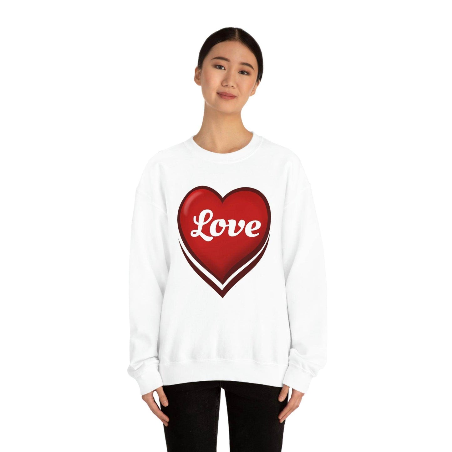 Love Sweatshirt, Valentine's Gift, - Giftsmojo