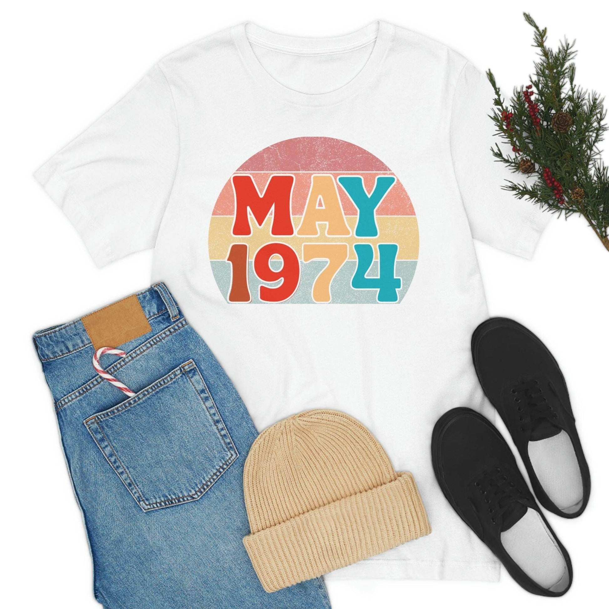 49th Birthday Shirt, 1974 Shirt, 49th Birthday Tee, Vintage 1974 Shirt, 49th Birthday Gifts, 1974 Birthday Shirt, 49th Birthday Gift - Giftsmojo