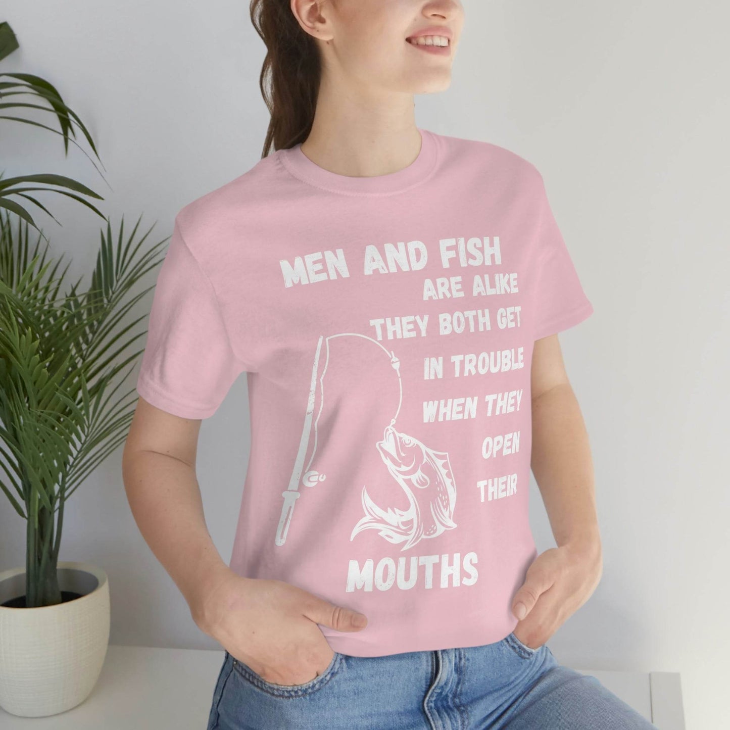 Men and Fish are Alike - Funny fishing shirt - Giftsmojo