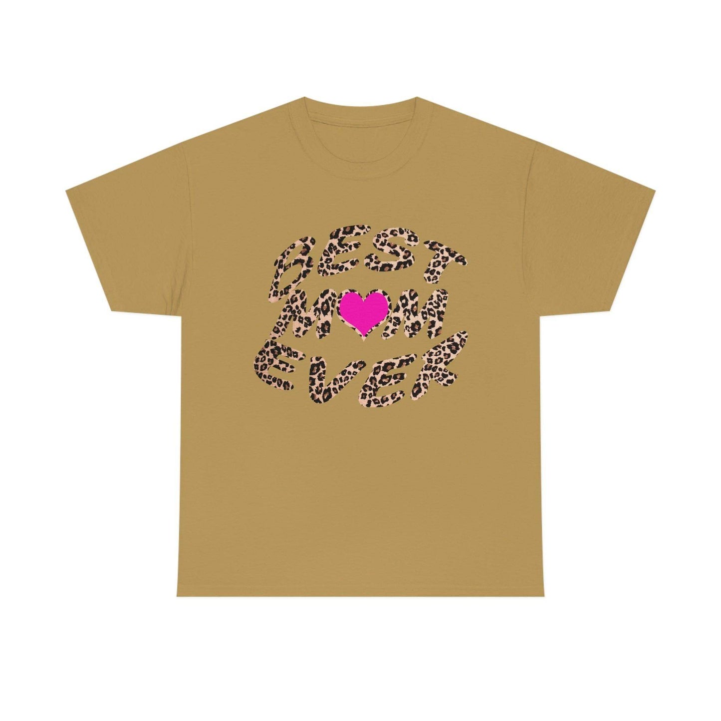 Best mom ever leopard print Tee - Giftsmojo