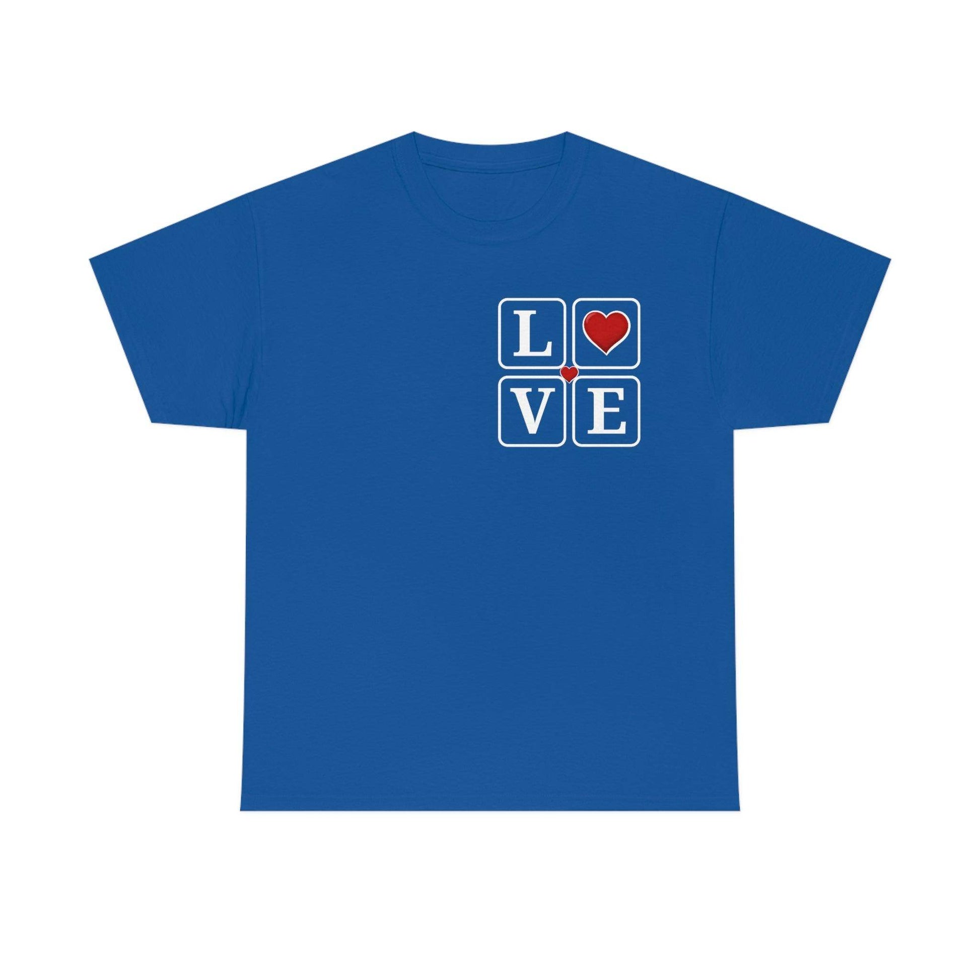 Love square Hearts T-shirt - Giftsmojo