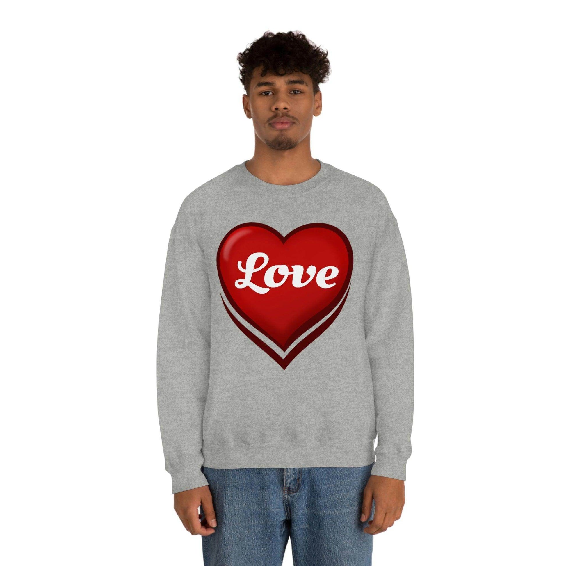 Love Sweatshirt, Valentine's Gift, - Giftsmojo