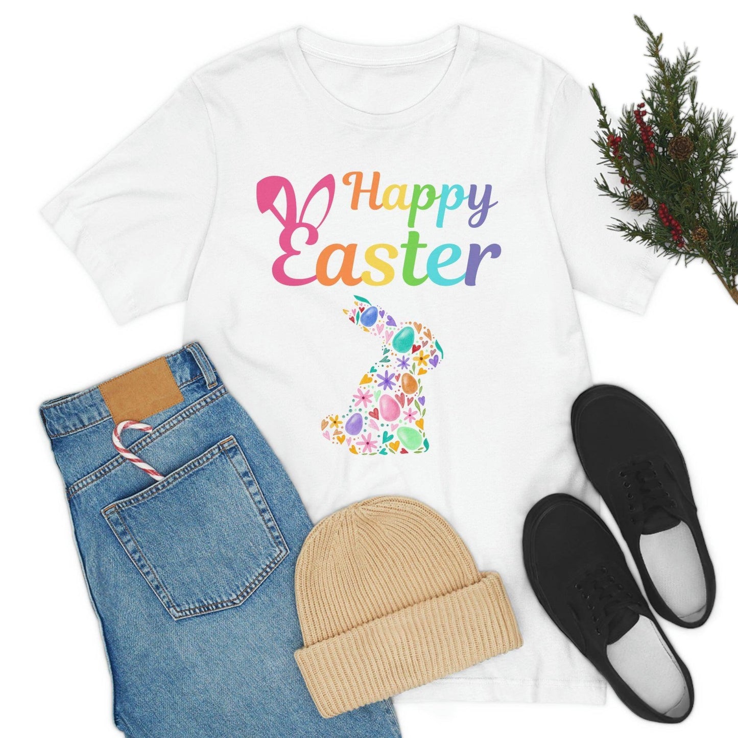 Happy Easter Bunny Tshirt Easter Gift women Easter Shirt Men Easter shirt Easter egg - Giftsmojo