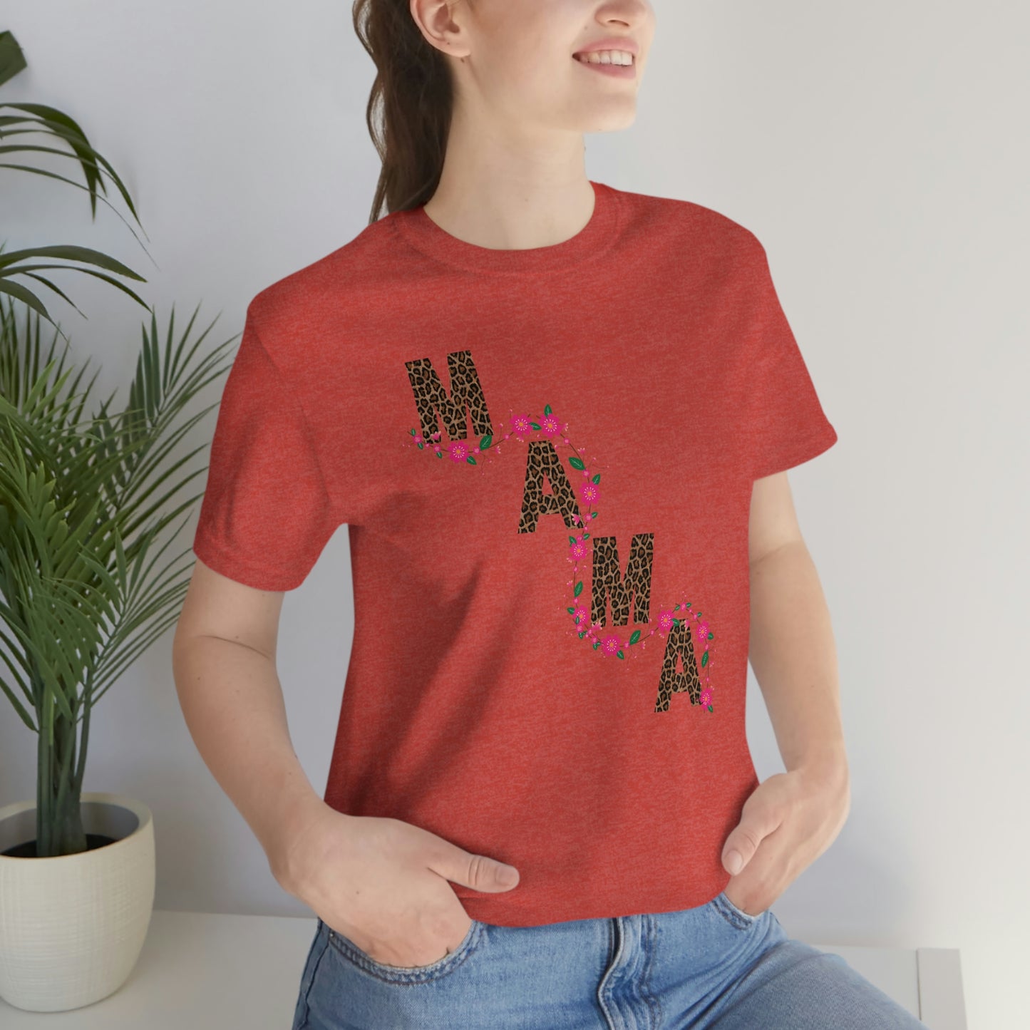 Leopard print Mama shirt Flower mama shirt - Leopard Mama Shirt mothers day shirt new mom shirt