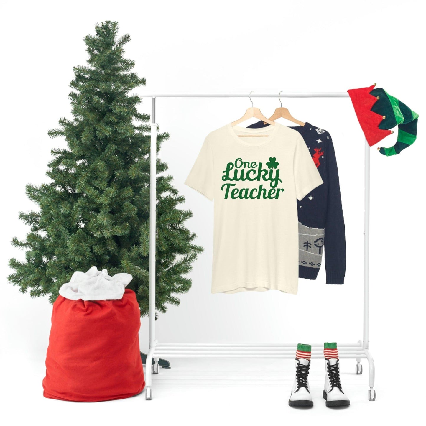 One Lucky Teacher Shirt feeling Lucky St Patrick's Day shirt - Funny St Paddy's day Funny Shirt - Giftsmojo