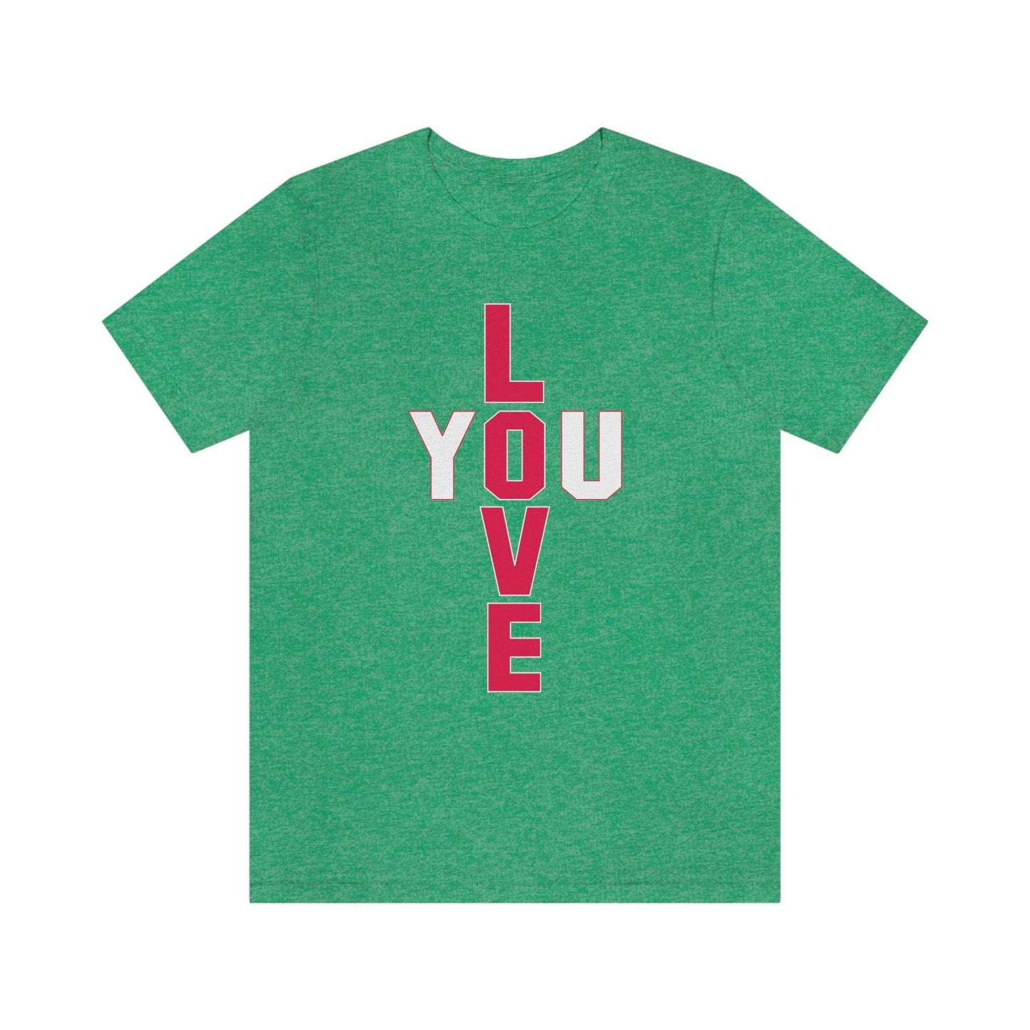 T-shape Love you Tee - Giftsmojo