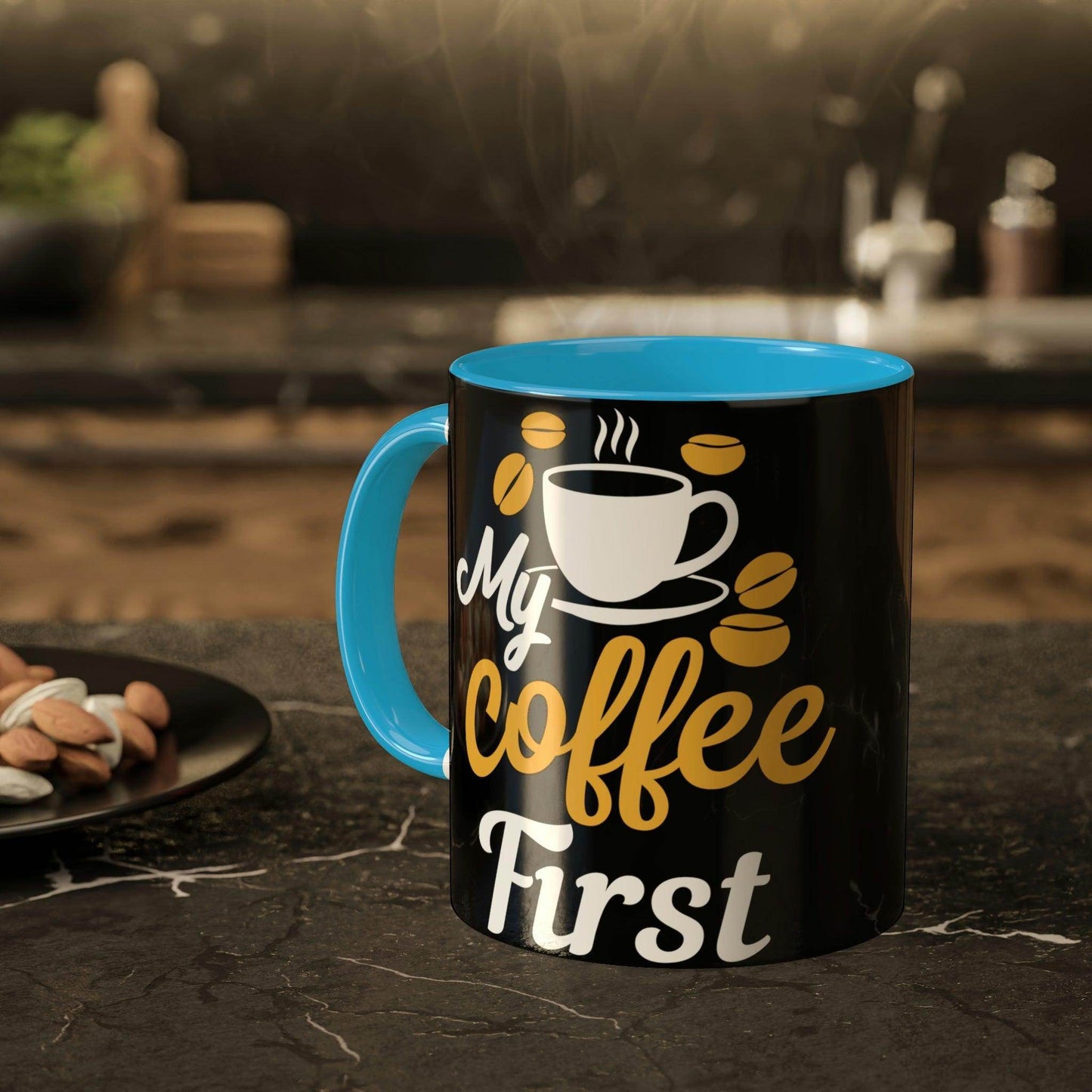 My coffee first Mugs, 11oz - Giftsmojo