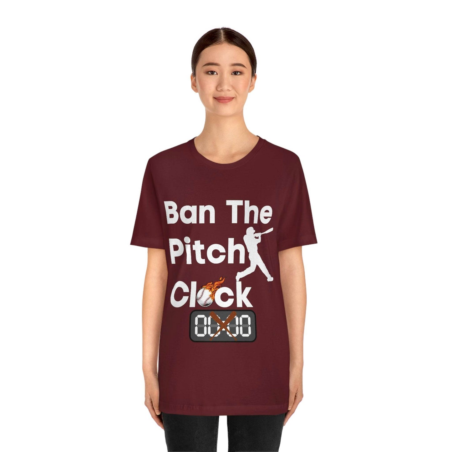 Ban The Pitch Clock in Baseball - Ban Baseball Pitch Clock - Giftsmojo