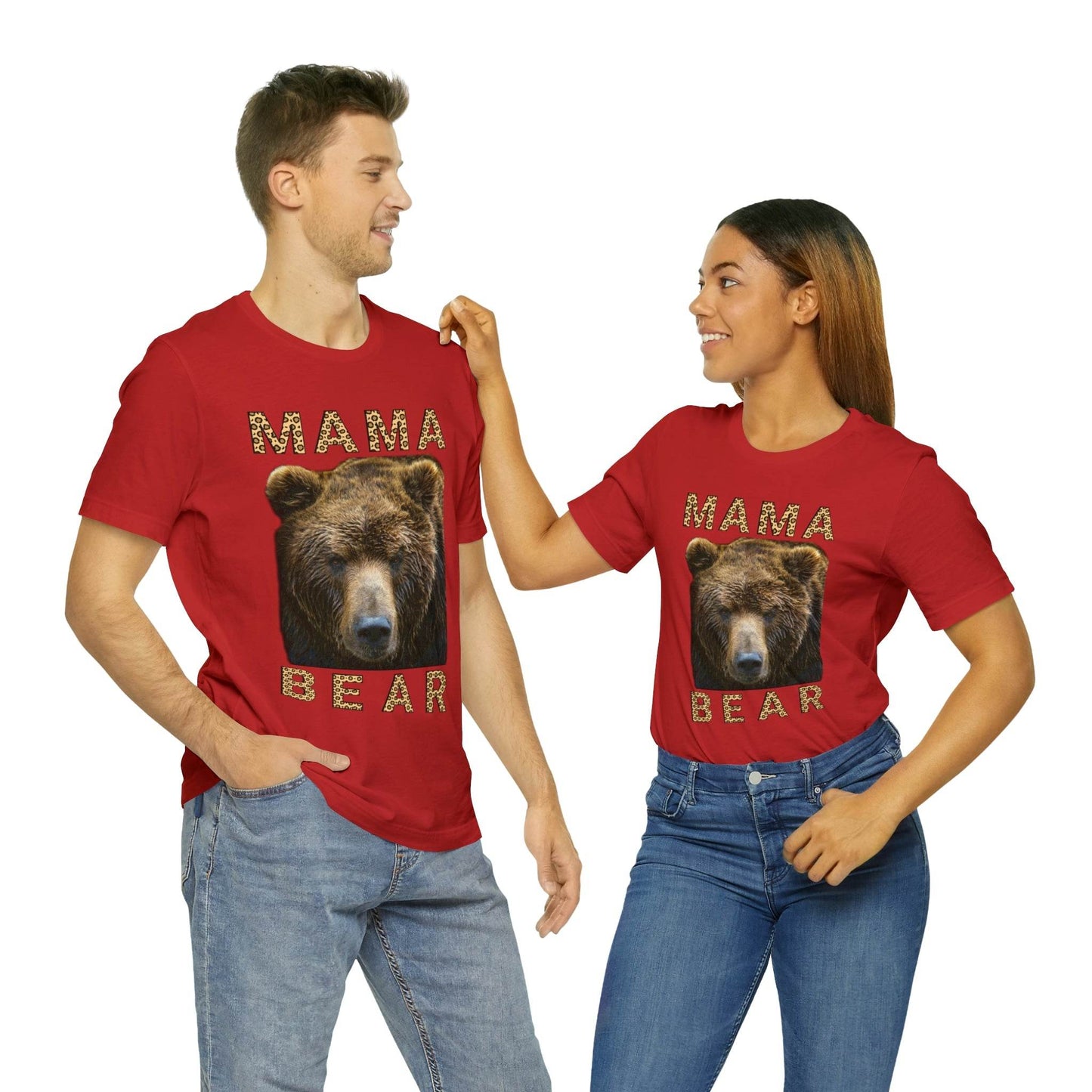 Mothers day shirt | Leopard Print Mama Bear Shirt | Mama Bear Tshirt, Funny mom shirt | best mom shirt | Momma Bear, Mama Bear Gift, Animal Nature Lover Shirt - Giftsmojo