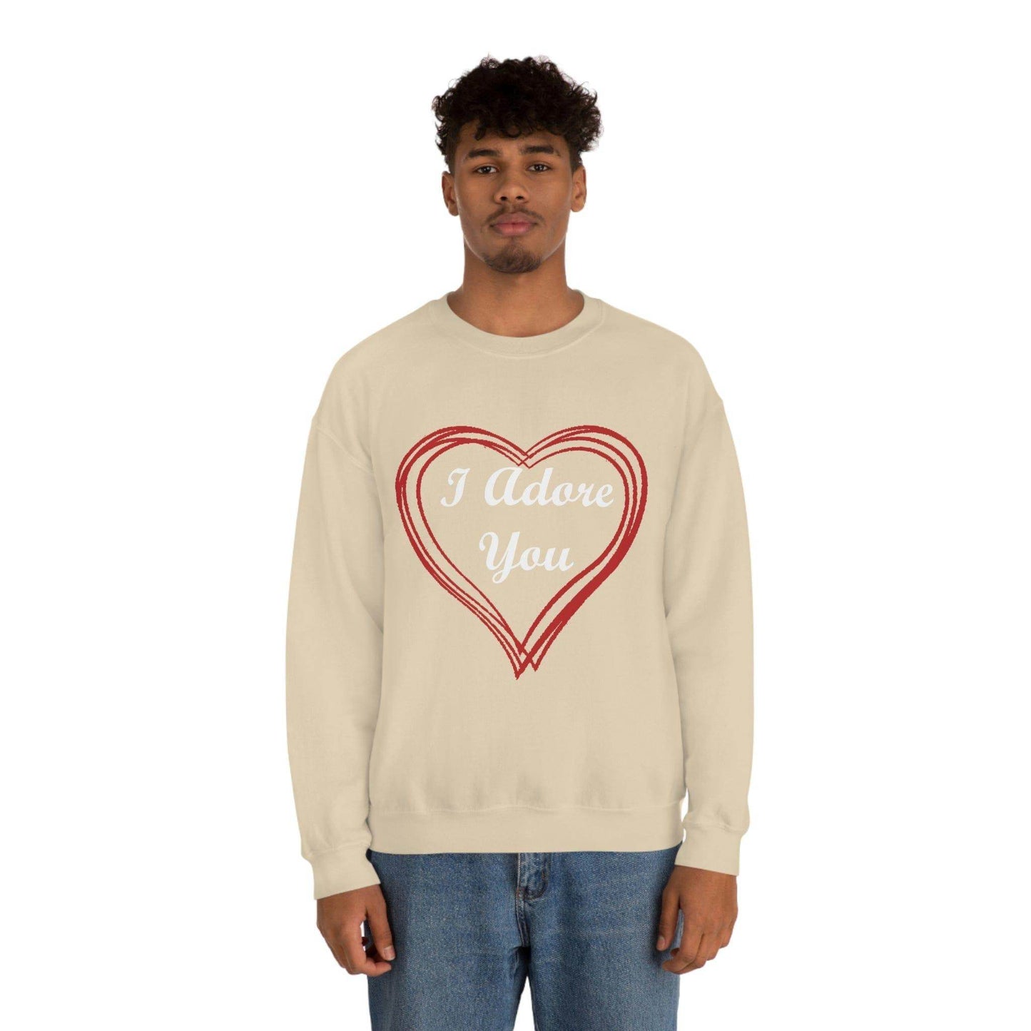 I Adore You Crewneck Sweatshirt - Giftsmojo
