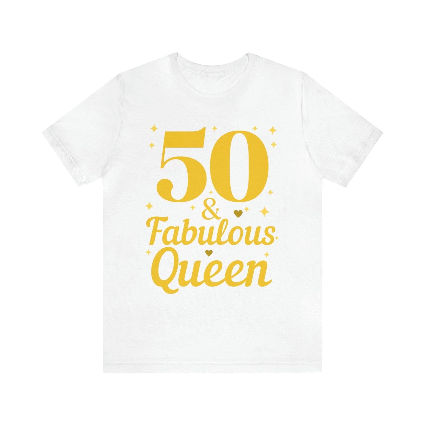 50 and Fabulous Queen shirt, Funny 50th birthday shirt - Giftsmojo