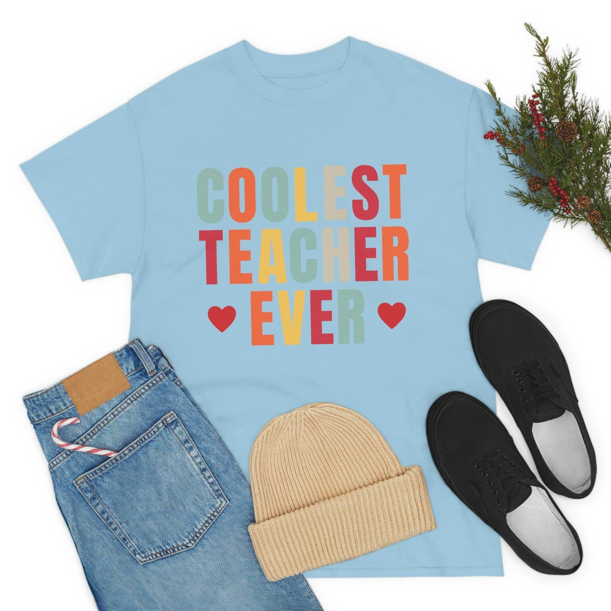 Coolest Teacher Ever T-Shirt - teacher gift - teacher appreciation - Giftsmojo