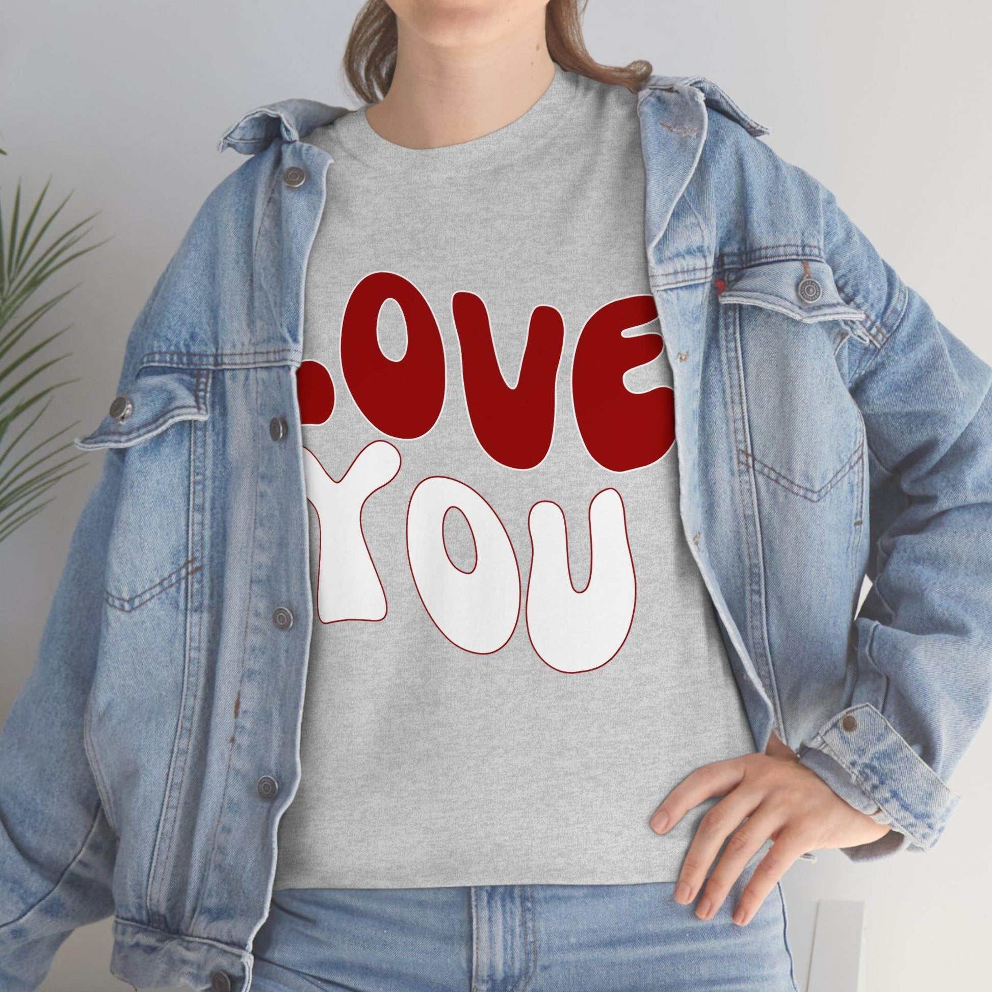 Love You Tee - Giftsmojo