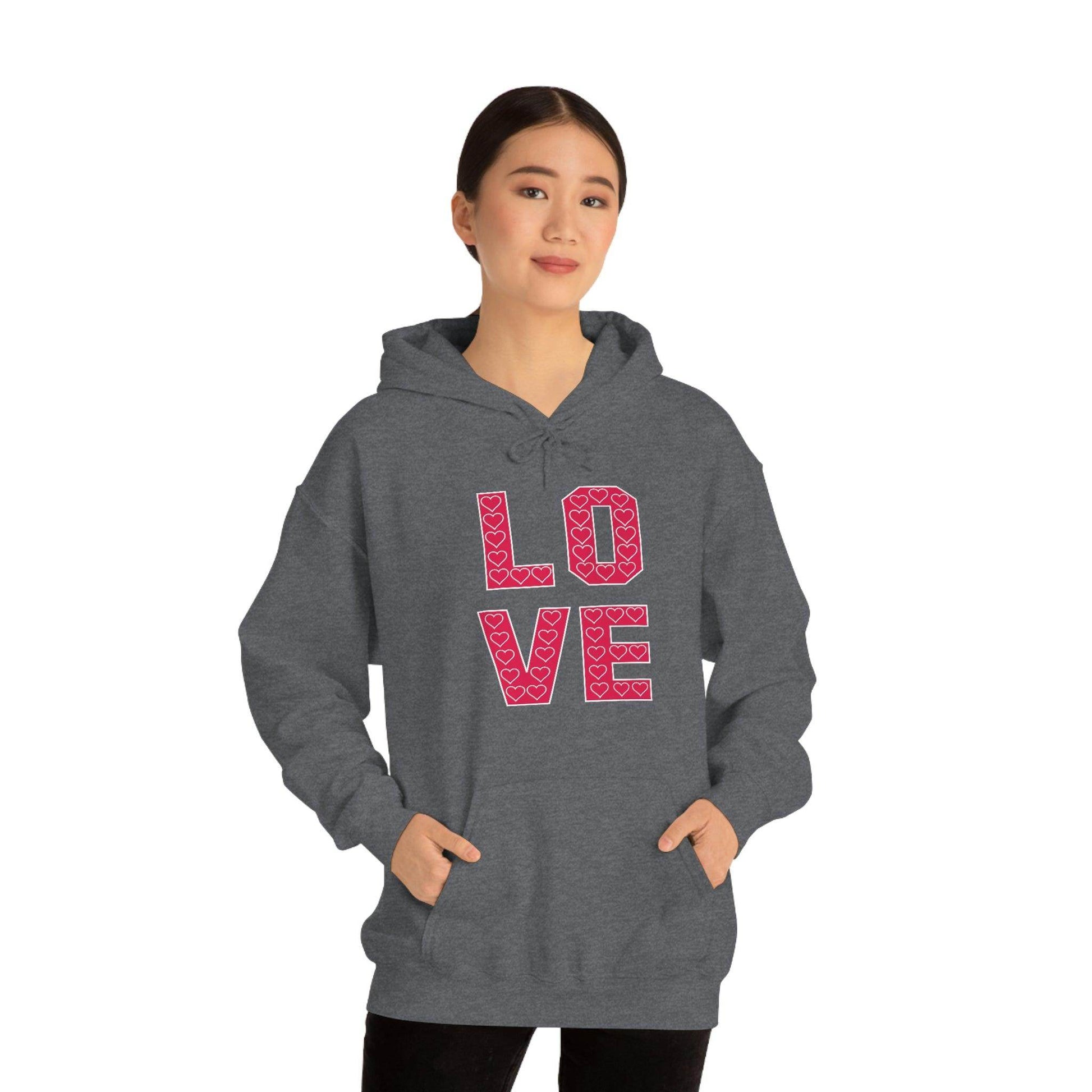 Love Hooded sweatshirt - Giftsmojo