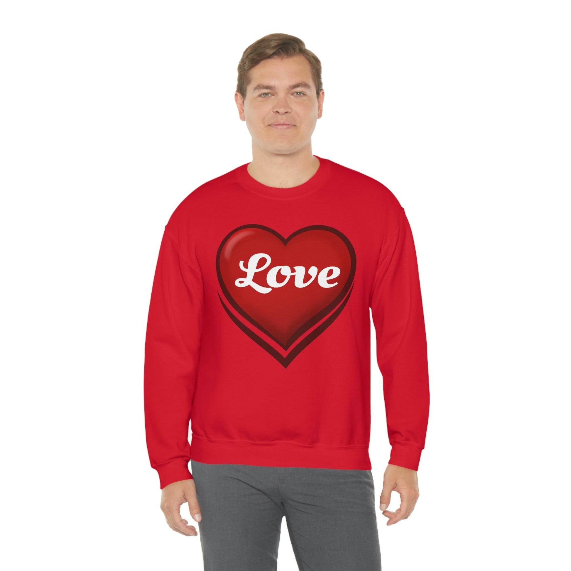 Love Sweatshirt, Valentine's Gift, - Giftsmojo