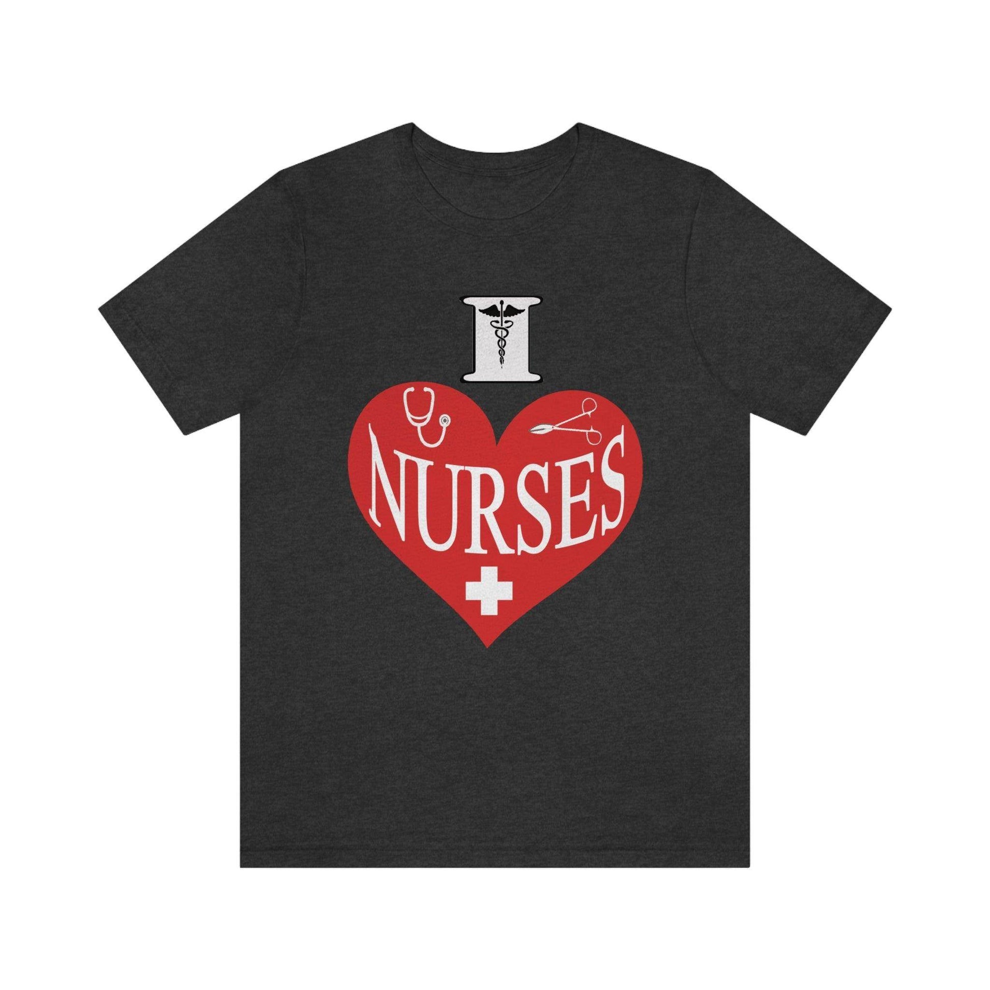 I love Nurses Tee - Giftsmojo