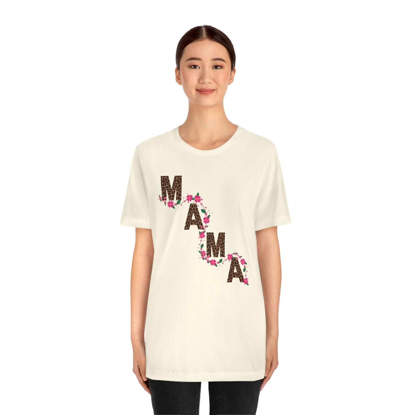 Leopard print Mama shirt Flower mama shirt - Leopard Mama Shirt mothers day shirt new mom shirt - Giftsmojo