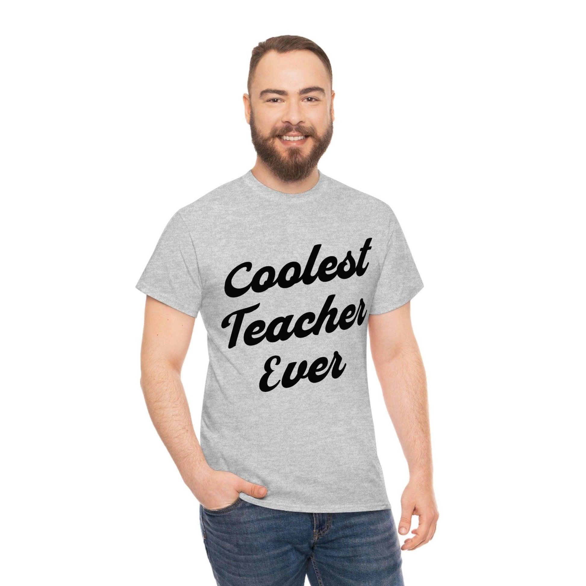 Coolest Teacher Ever T-Shirt - Teacher appreciation - gift for teachers - Giftsmojo