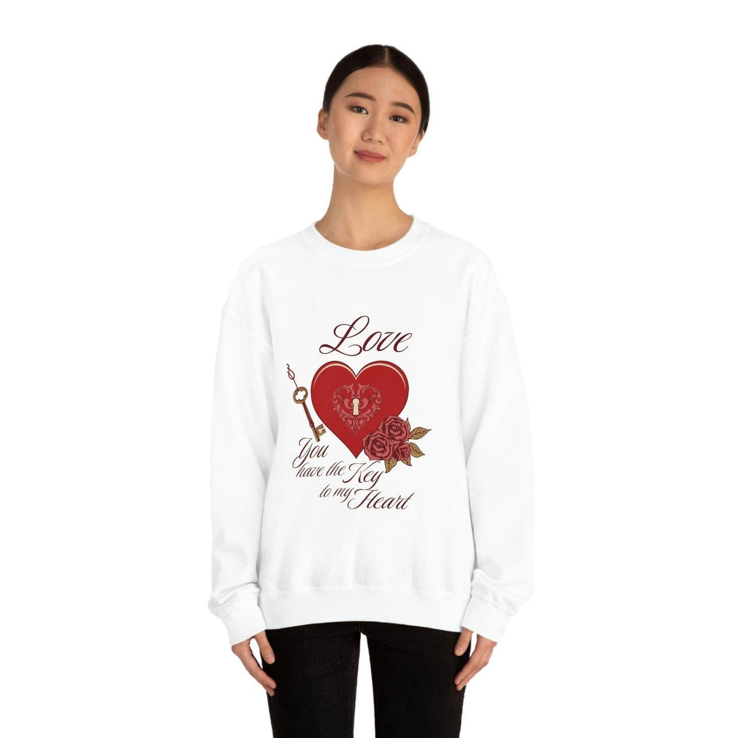 Love you have the key to my heart Sweatshirt - Giftsmojo