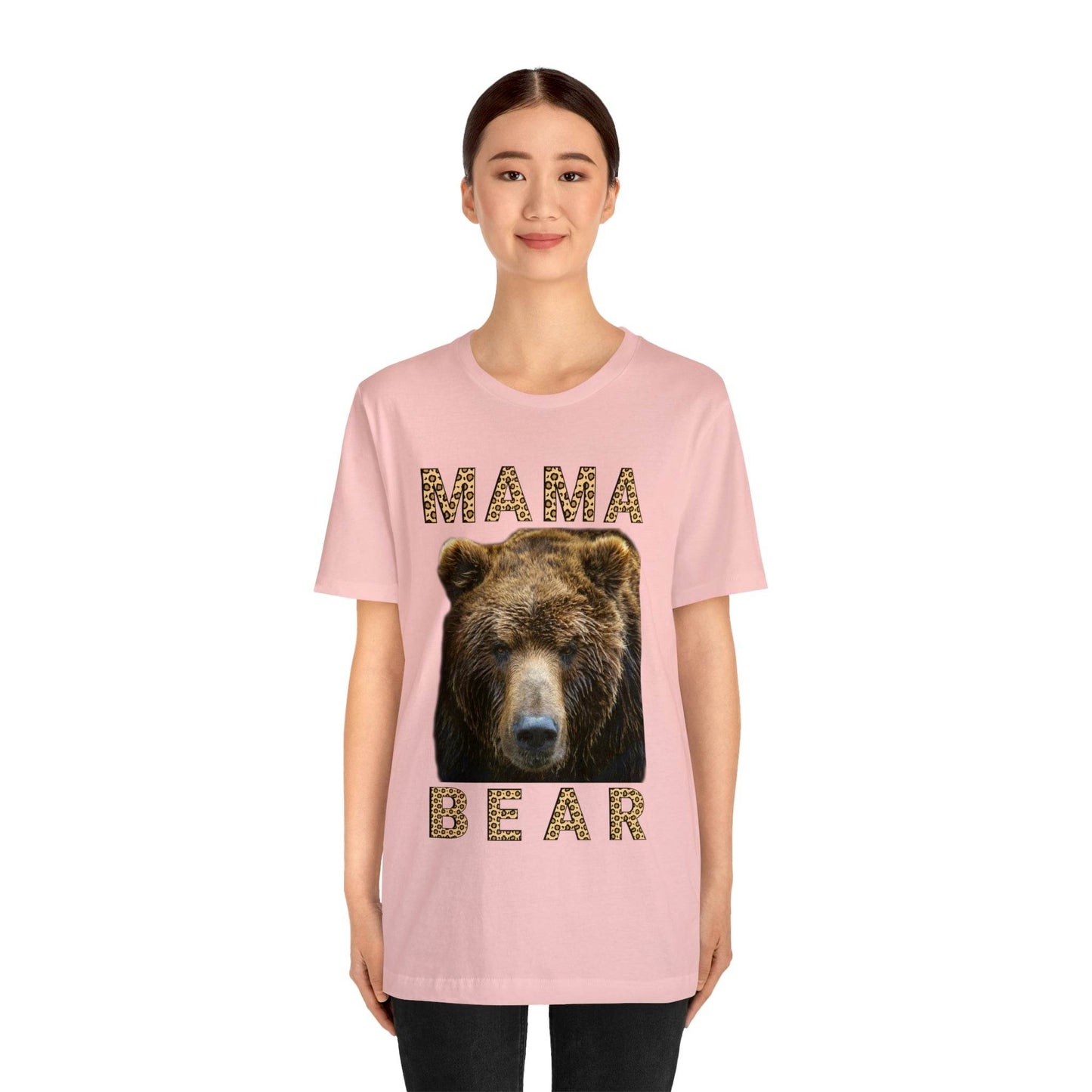 Mothers day shirt | Leopard Print Mama Bear Shirt | Mama Bear Tshirt, Funny mom shirt | best mom shirt | Momma Bear, Mama Bear Gift, Animal Nature Lover Shirt - Giftsmojo