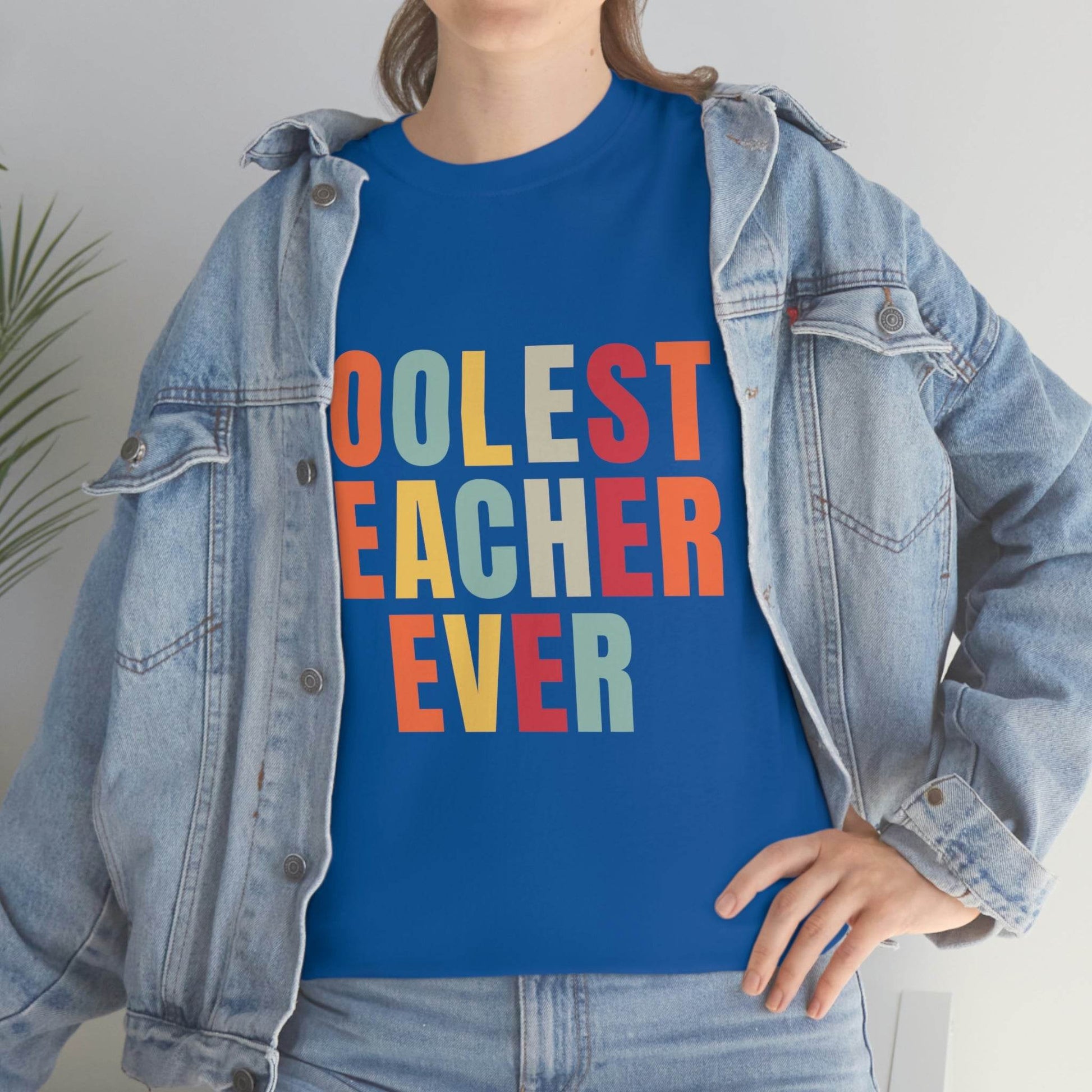 Coolest Teacher Ever Shirt - Giftsmojo