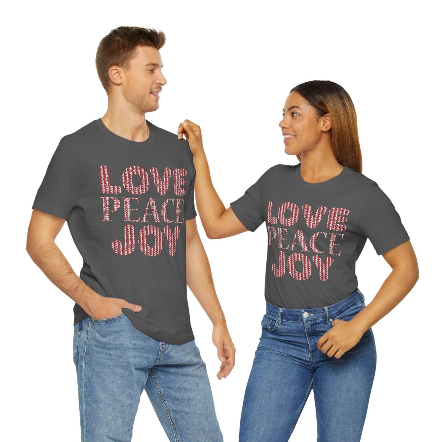 love peace joy Tee - Giftsmojo