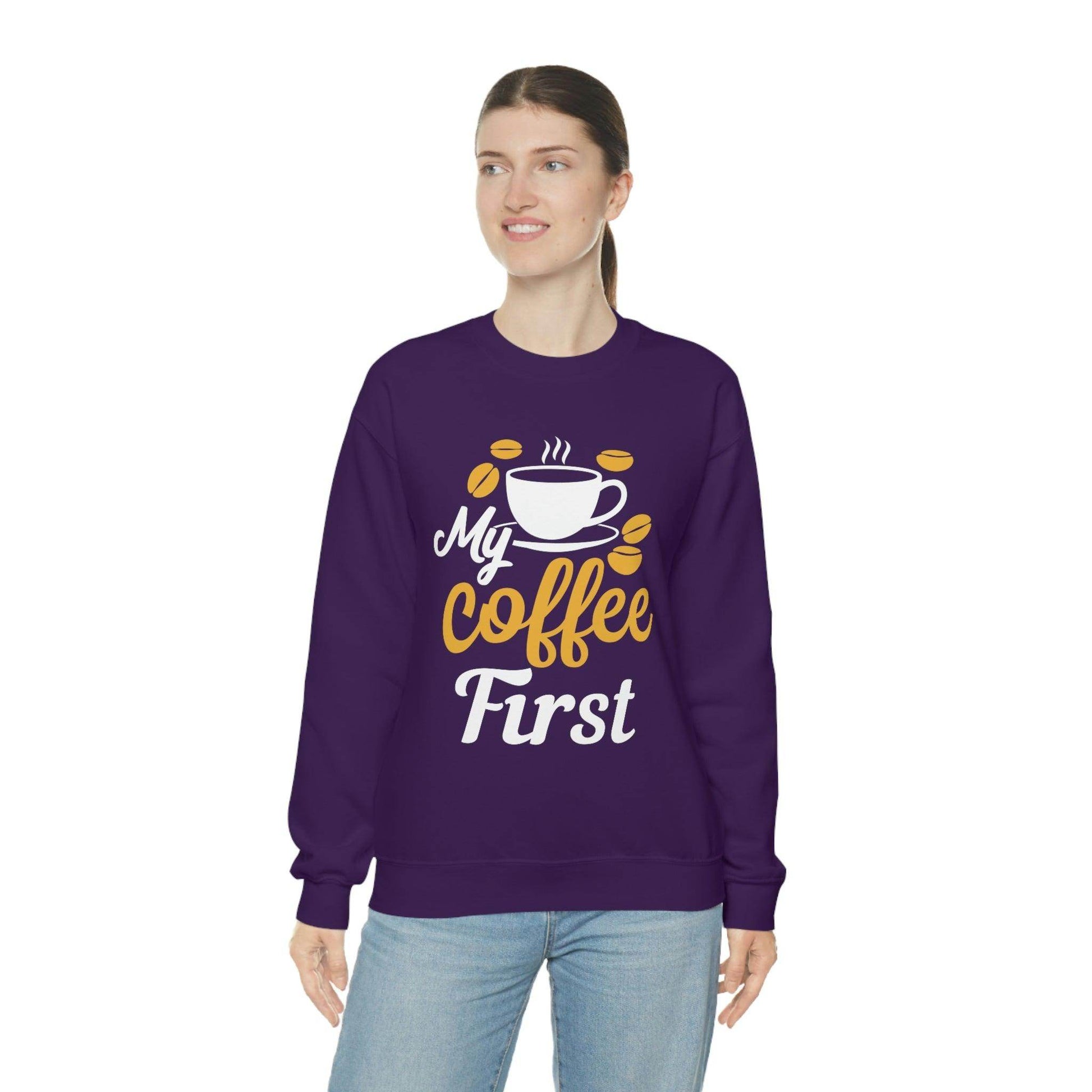 My Coffee First Sweatshirt - Giftsmojo