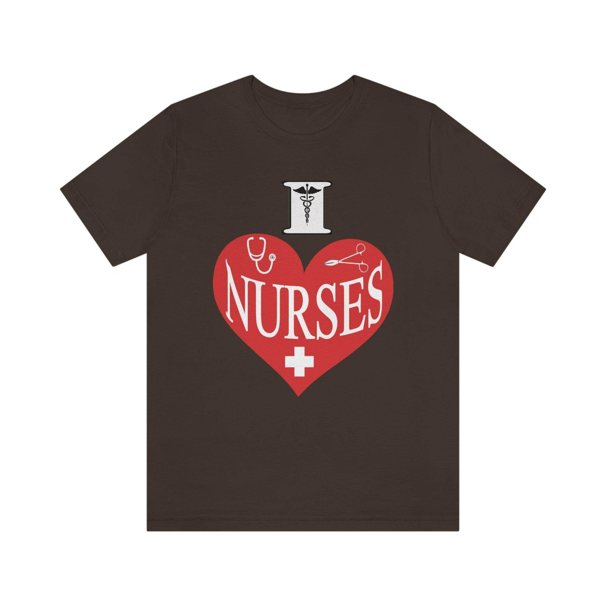 I love Nurses Tee - Giftsmojo