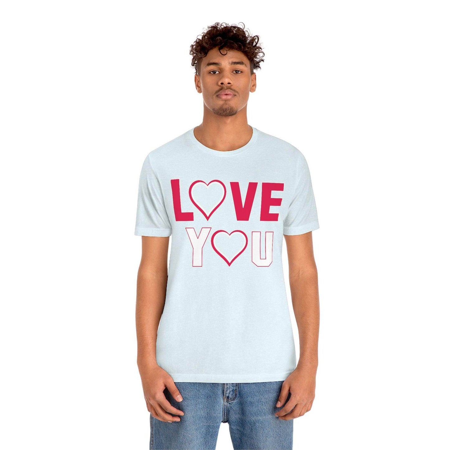 love you heart Tee - Giftsmojo