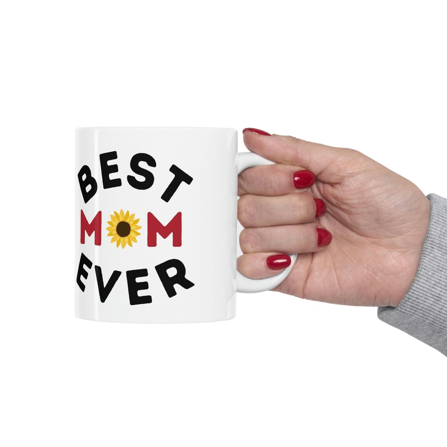 Best Mom Ever Mug, gift for mom on mothers day, Birthday gift for mom, gift for her, coffee mug for her, hot cocoa mug, gift for coffee lover - Giftsmojo