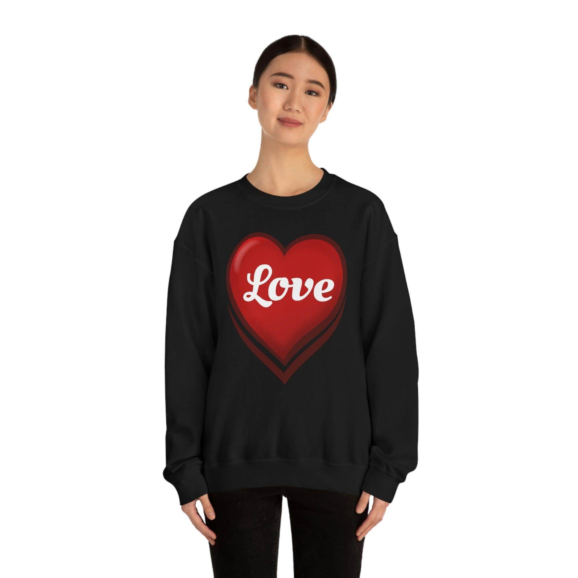 Love Sweatshirt, Valentine's Gift, - Giftsmojo