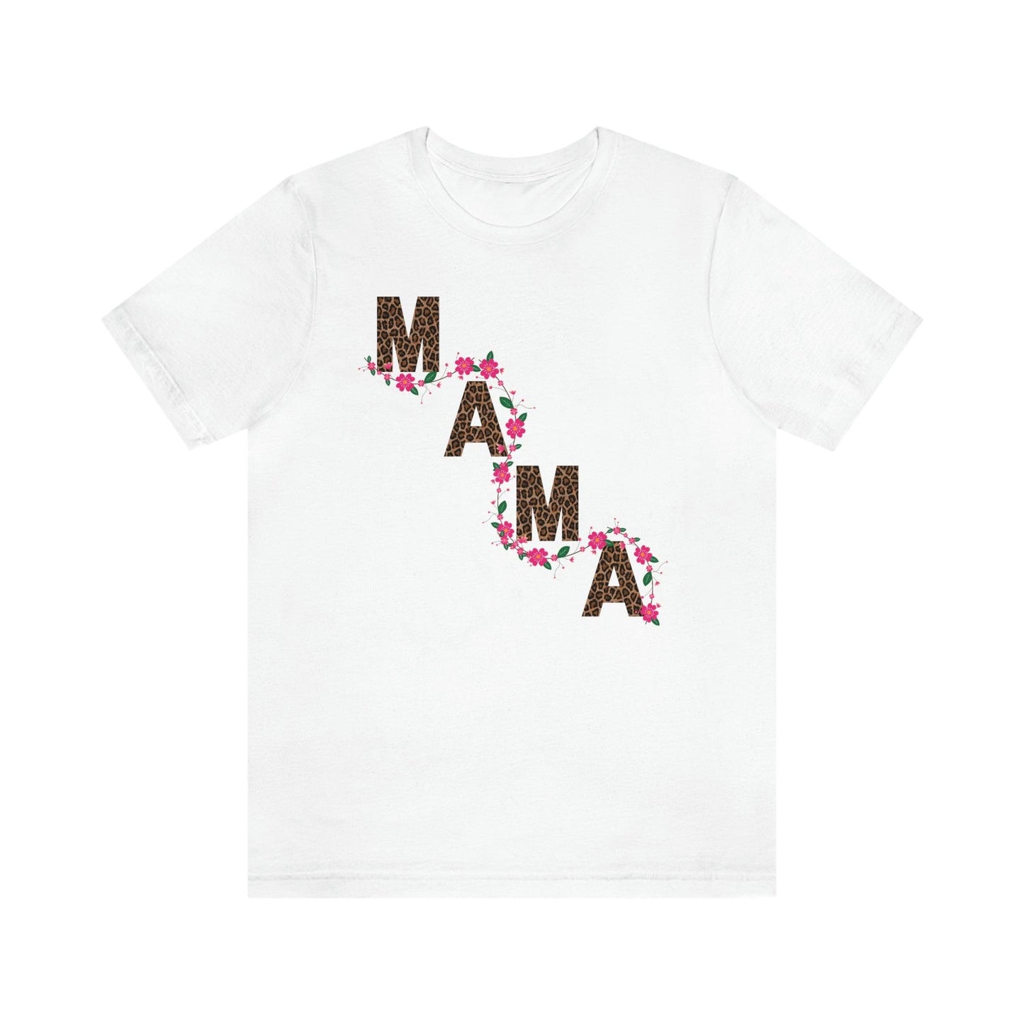 Leopard print Mama shirt Flower mama shirt - Leopard Mama Shirt mothers day shirt new mom shirt - Giftsmojo