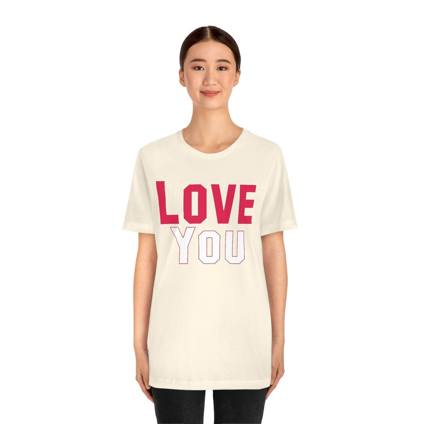 Love you T-shirt - Giftsmojo