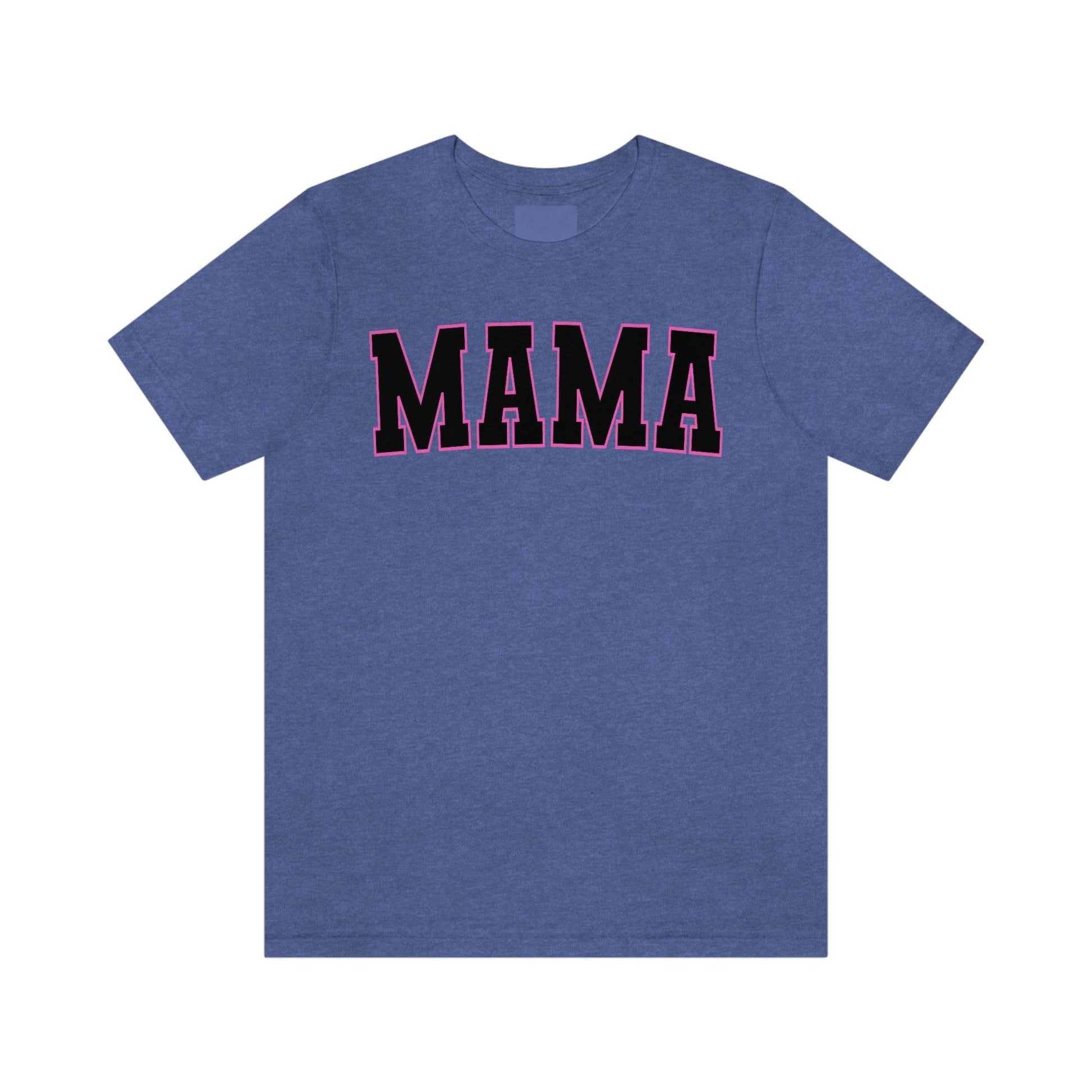 Cute Mama shirt mom shirt gift for her - mothers day shirt mothers day gift mom life shirt - retro mama shirt boy mama shirt mama t-shirt - Giftsmojo