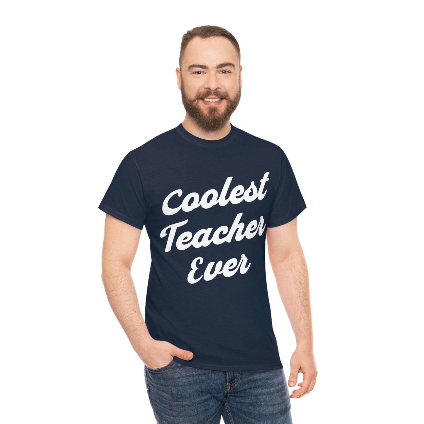 Coolest Teacher Ever T-Shirt - Giftsmojo