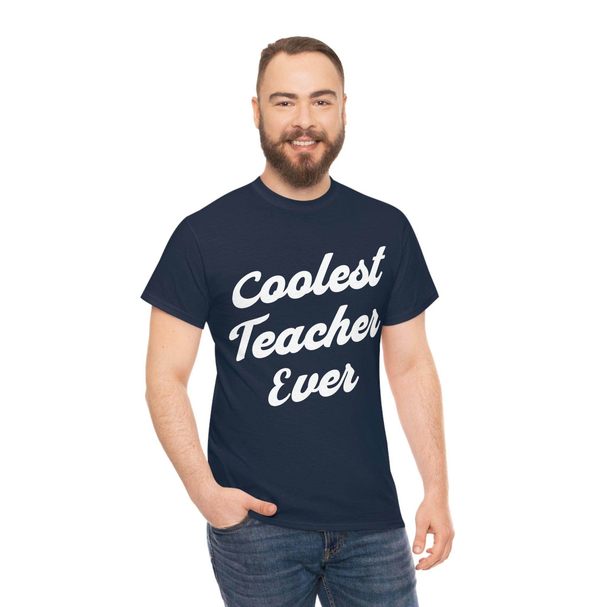 Coolest Teacher Ever T-Shirt - Giftsmojo