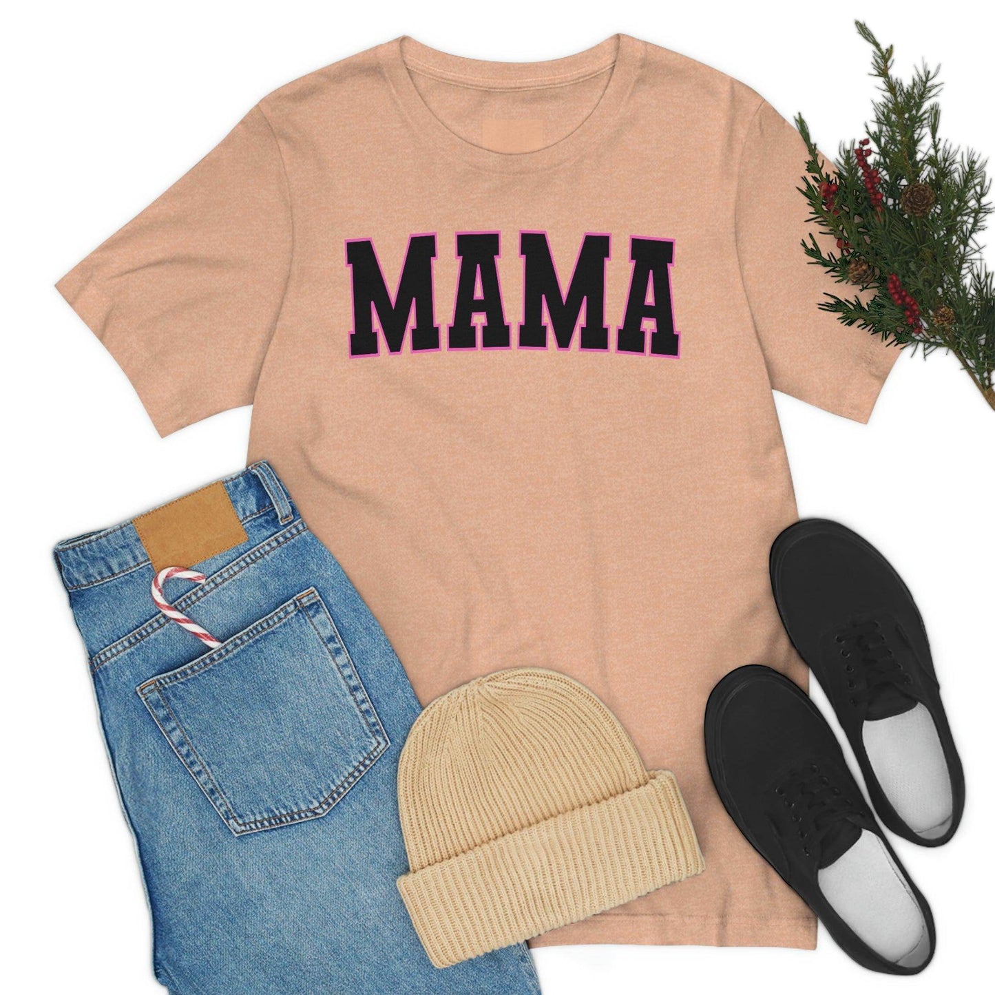 Cute Mama shirt mom shirt gift for her - mothers day shirt mothers day gift mom life shirt - retro mama shirt boy mama shirt mama t-shirt - Giftsmojo