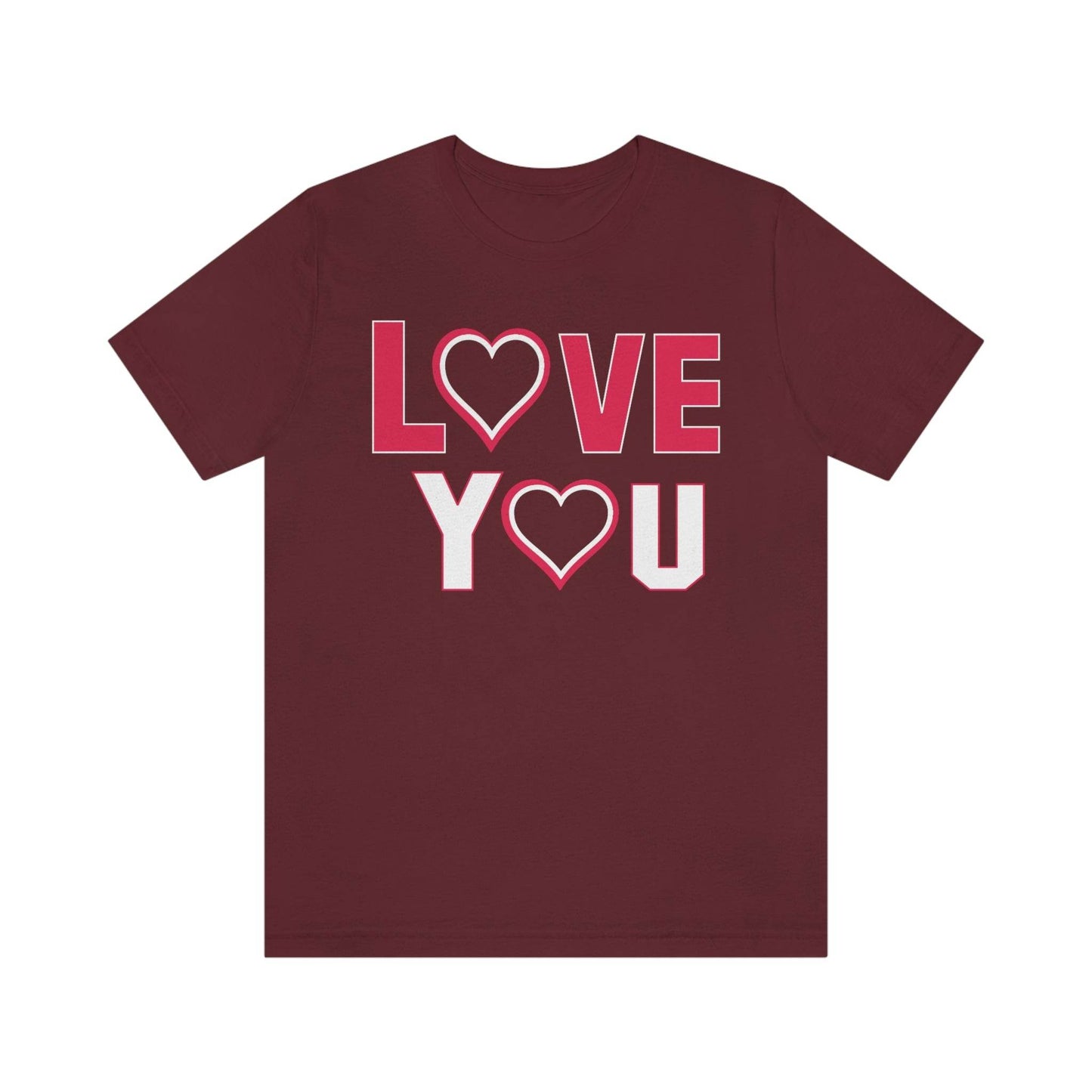 love you heart Tee - Giftsmojo