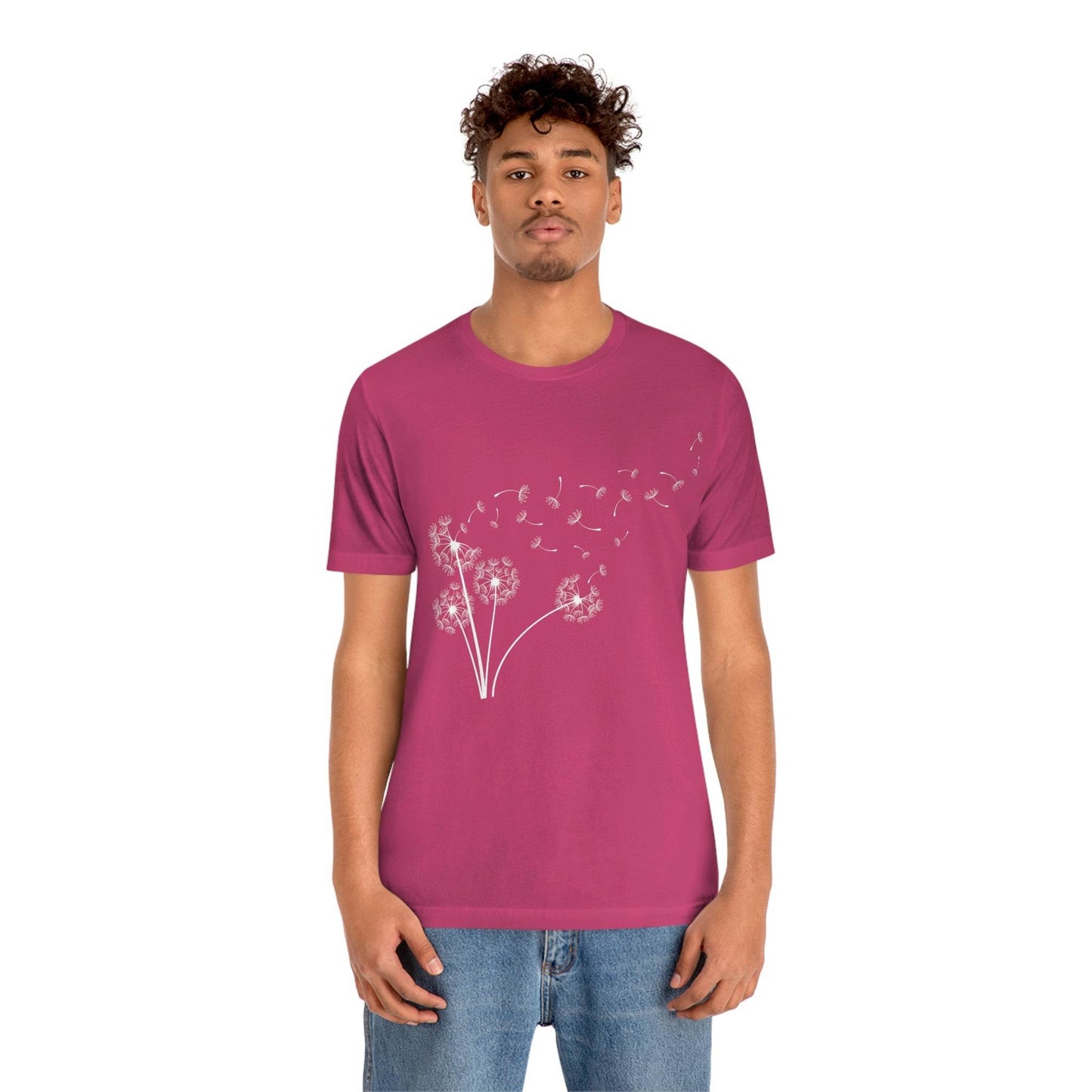 Dandelion Shirt, Boho Windflower Shirt, Dandelion Shirt for Her, Windflower Tee, Meditation Gift, Yoga Shirt, Inspirational Shirt, Bday Tees - Giftsmojo