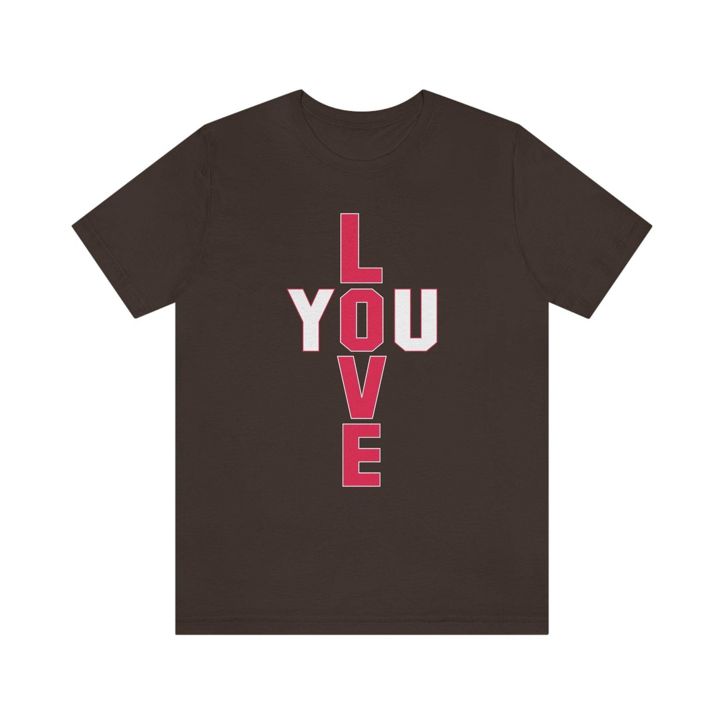 T-shape Love you Tee - Giftsmojo