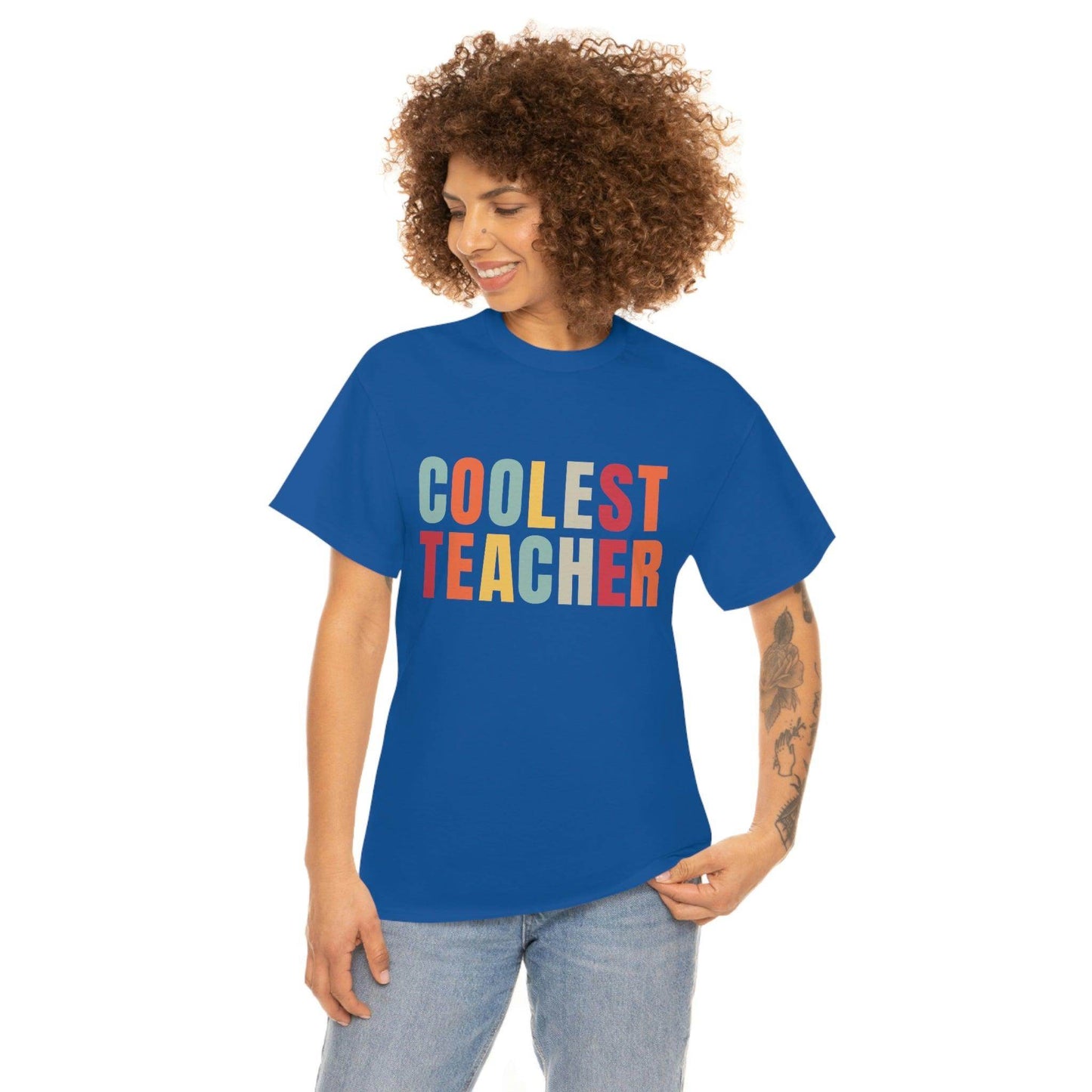 Teacher appreciation gift - Coolest Teacher Shirt - Teacher shirt - Giftsmojo