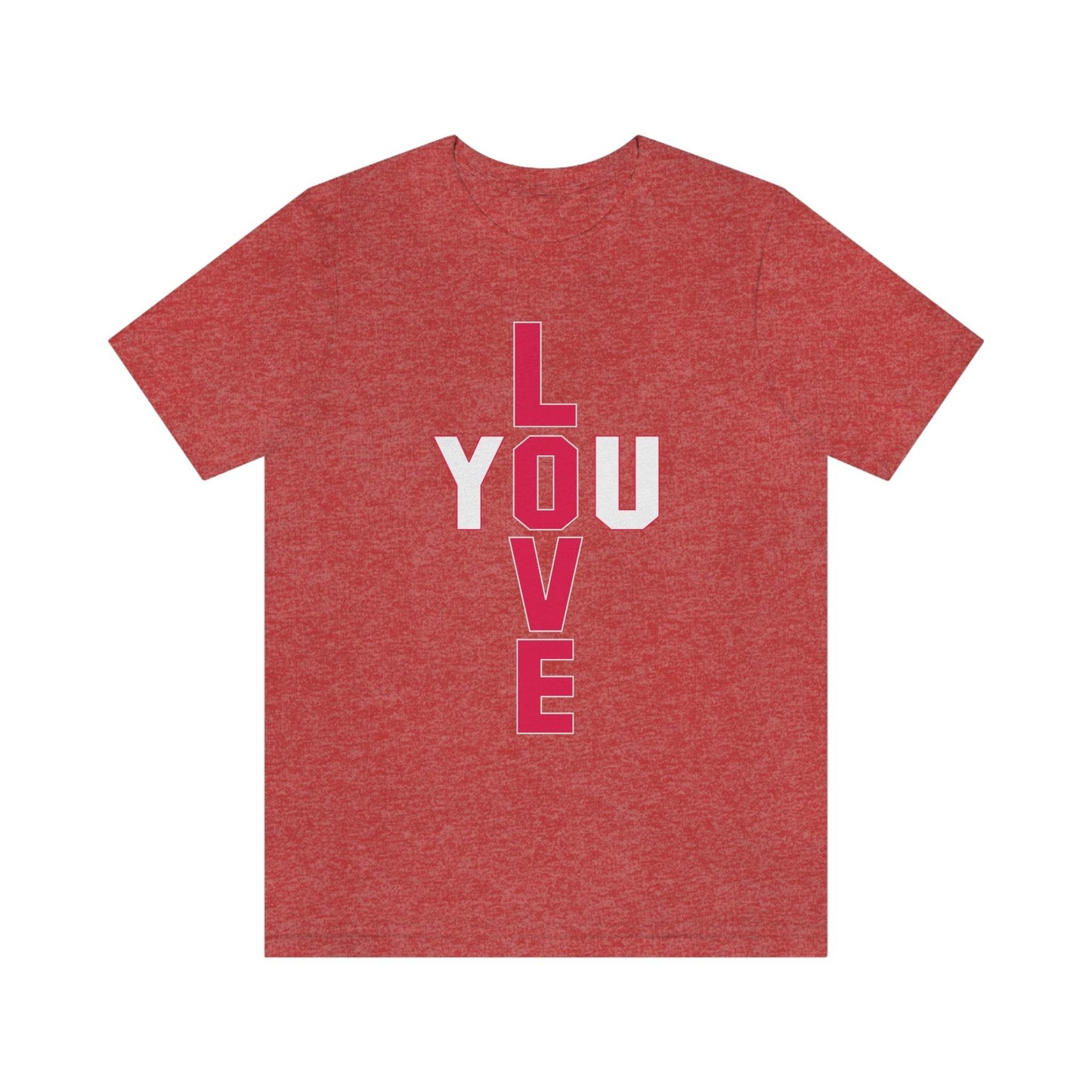 T-shape Love you Tee - Giftsmojo