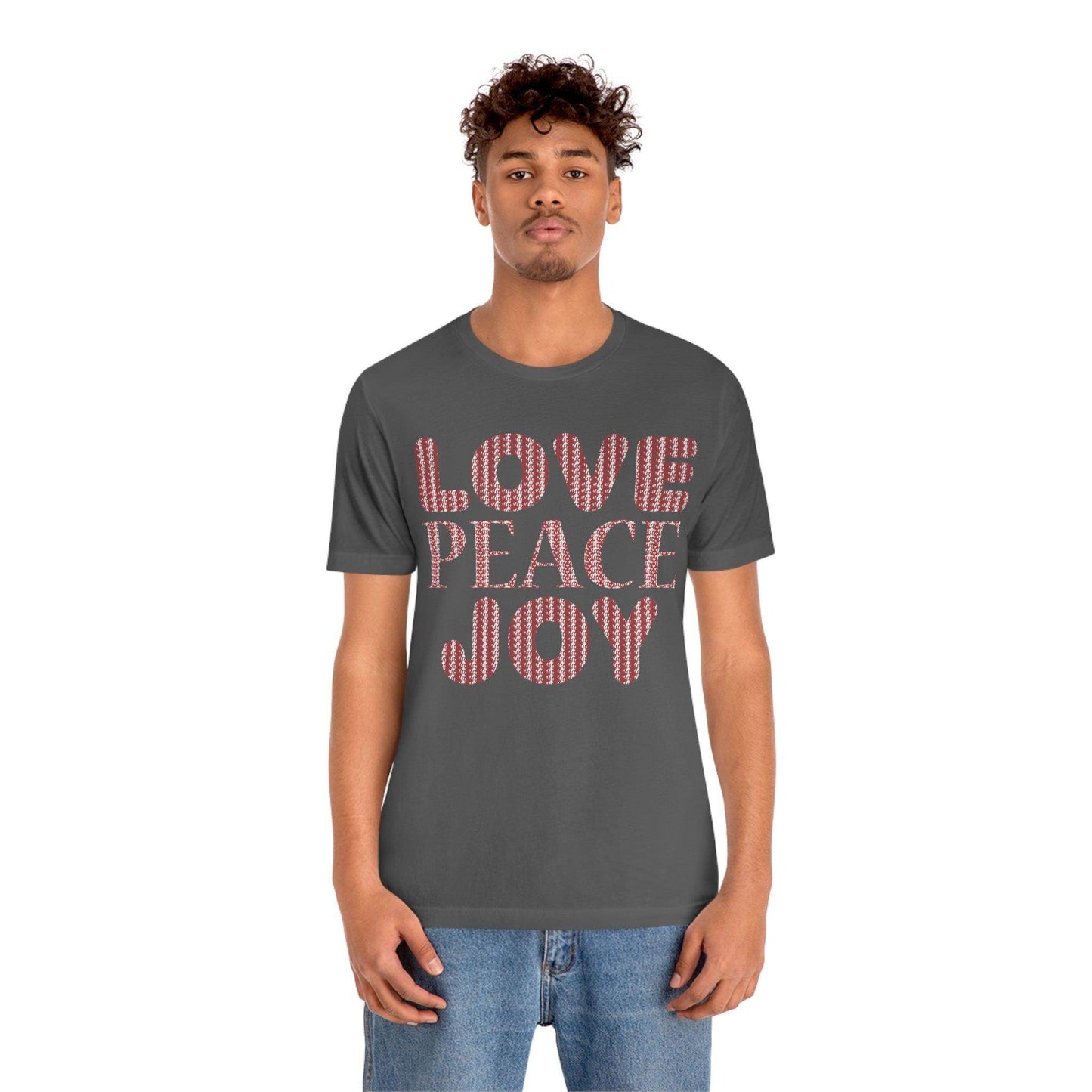 love peace joy Tee - Giftsmojo