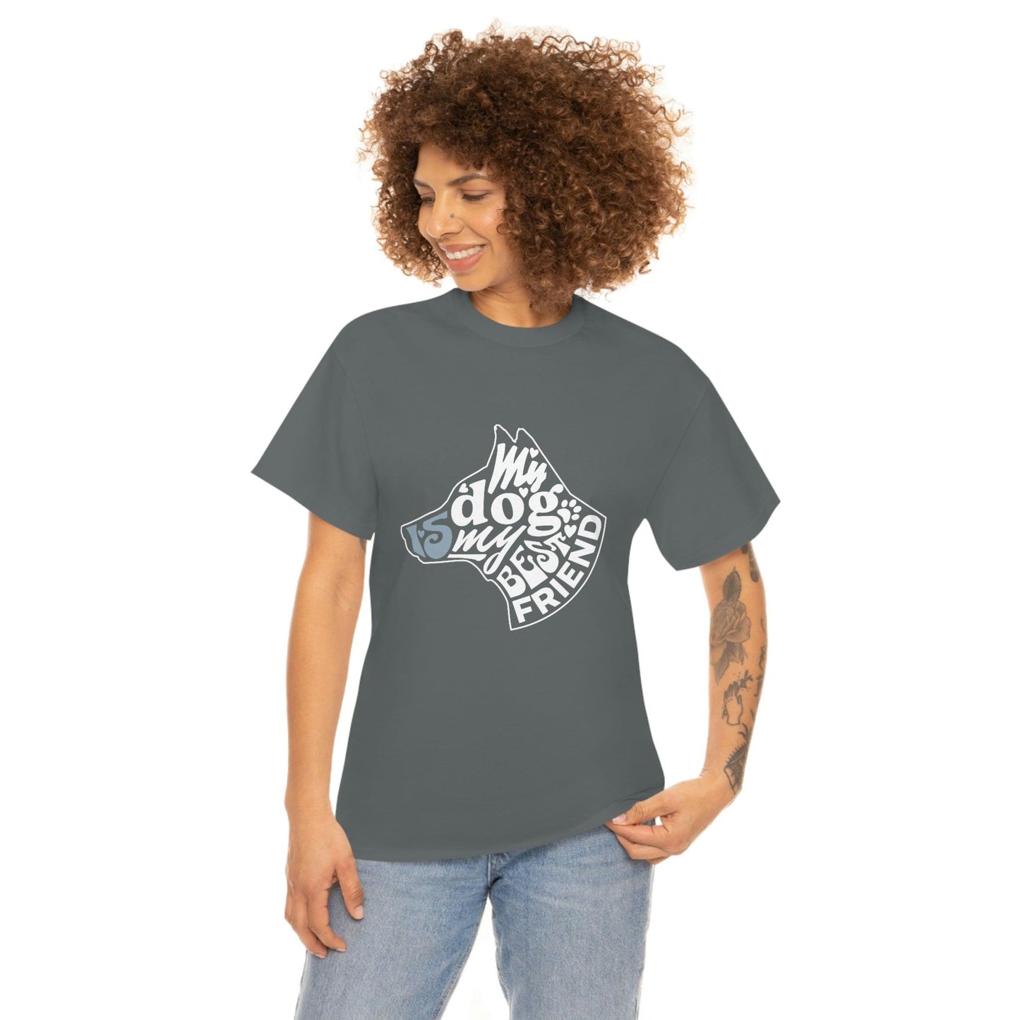 My Dog is My Best Friend Tee - Giftsmojo