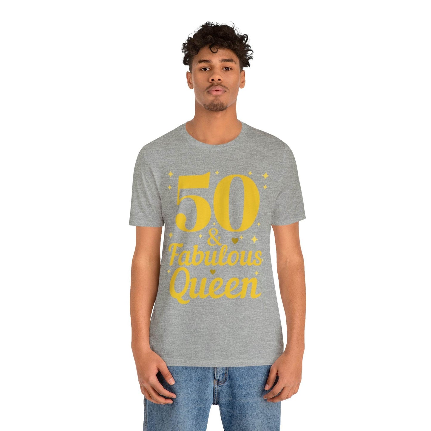 50 and Fabulous Queen shirt, Funny 50th birthday shirt - Giftsmojo
