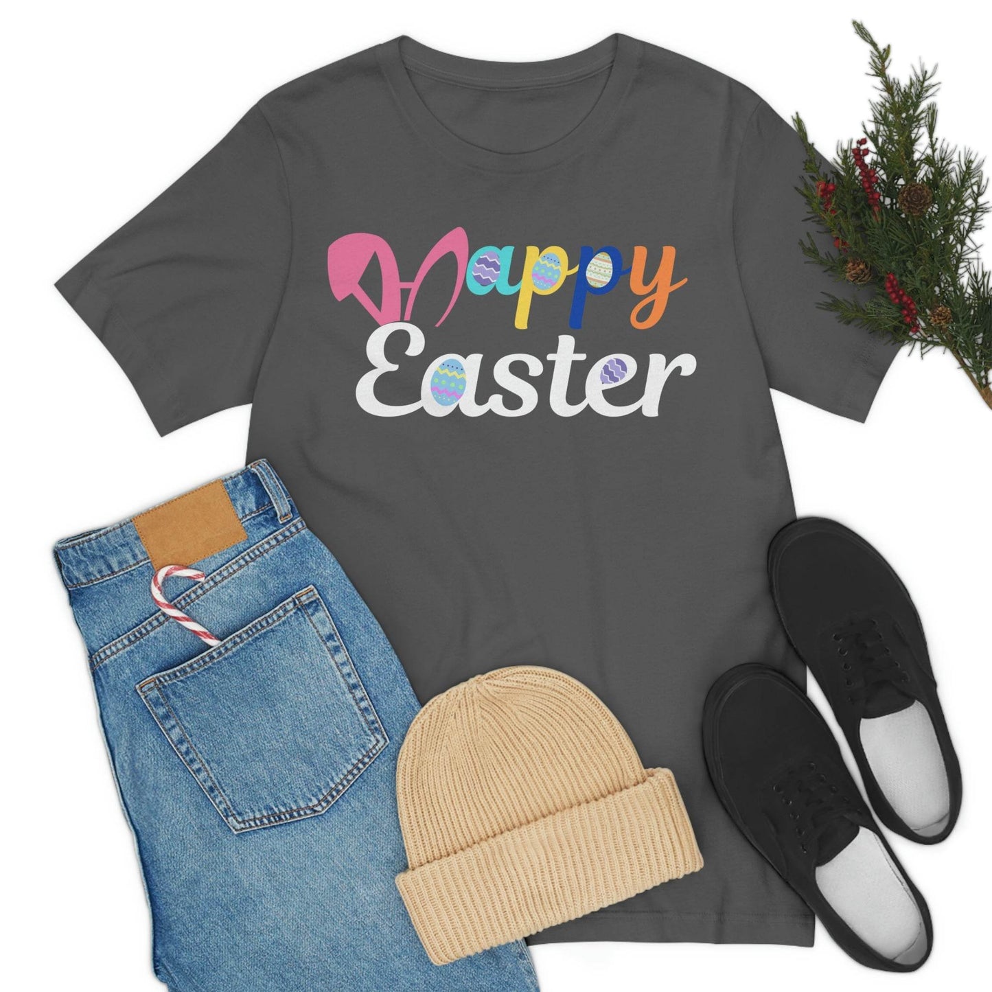 Happy Easter Tshirt, Easter gift for Adults - Giftsmojo